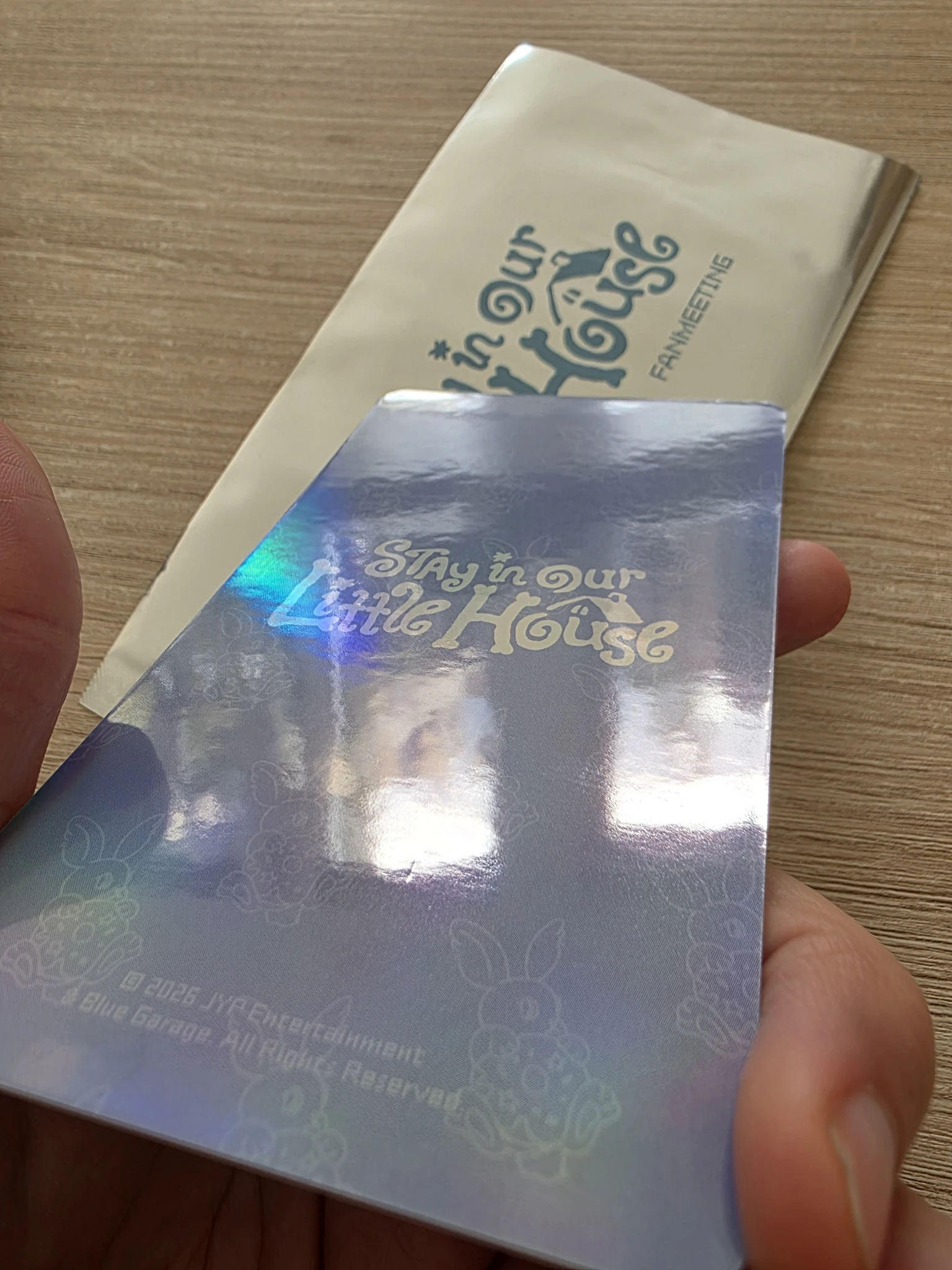 Stray Kids Seungmin Stray Kids - Seungmin - 6th Fanmeeting - STAY in Our Little House Event non-standard size trading card holographic (hologram) listing photo 4