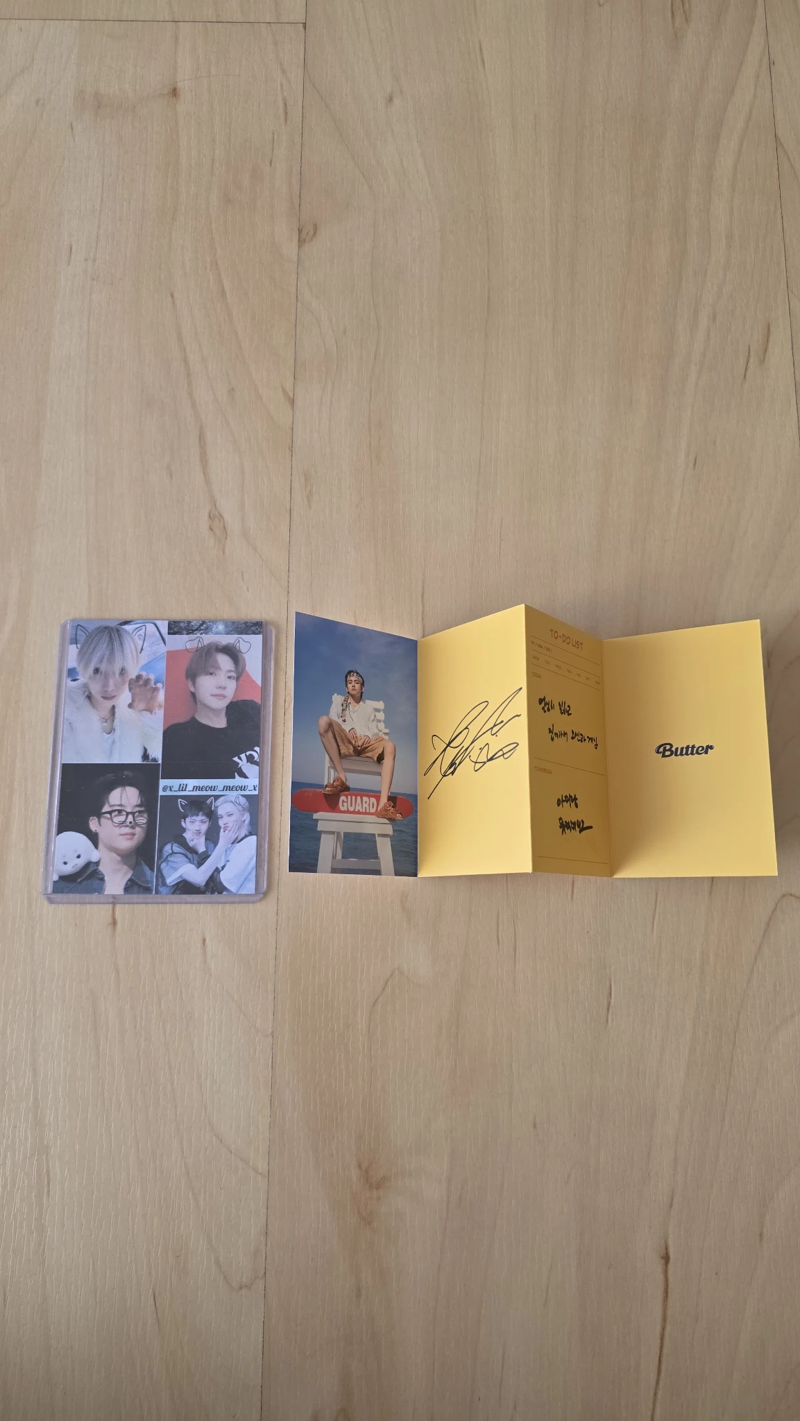 BTS V BTS - V - Butter Album album inclusion message card listing photo 4