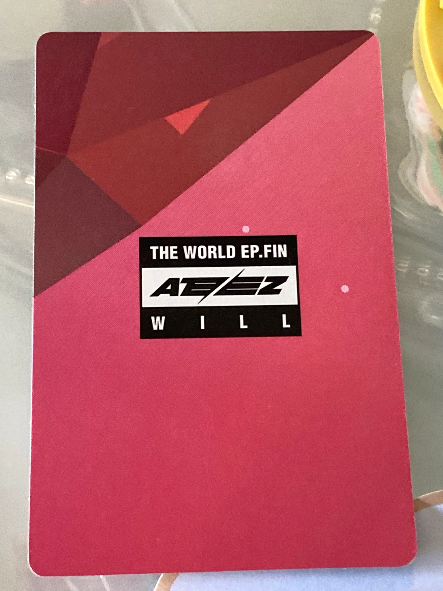 ATEEZ Jongho ATEEZ - Jongho - THE WORLD EP.FIN: WILL Album barnes & noble exclusive pob (pre-order benefit) listing photo 4