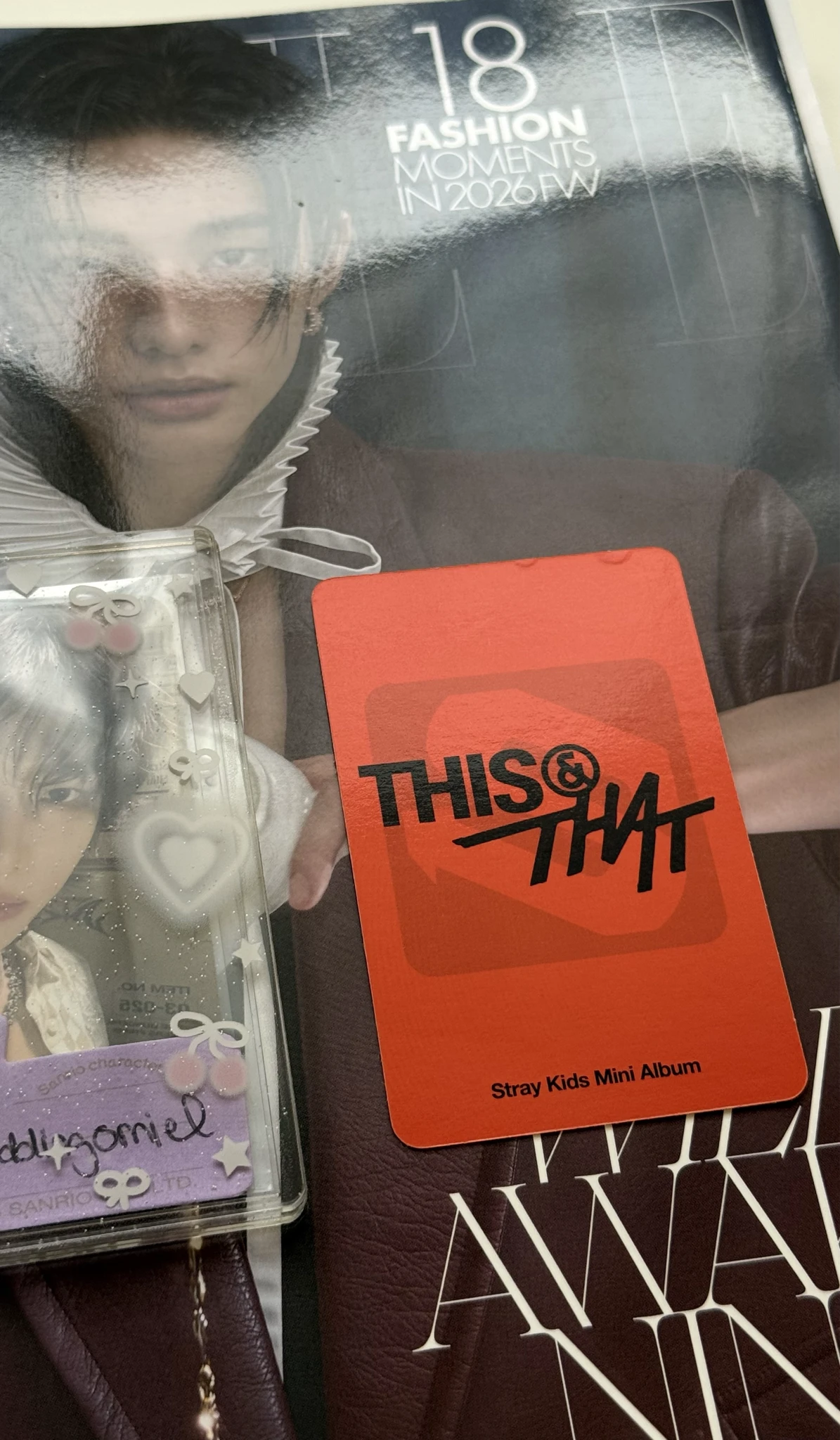 Stray Kids Bang Chan Stray Kids - Bang Chan - THIS & THAT Album fans album version album photocard platform random photocard listing photo 4