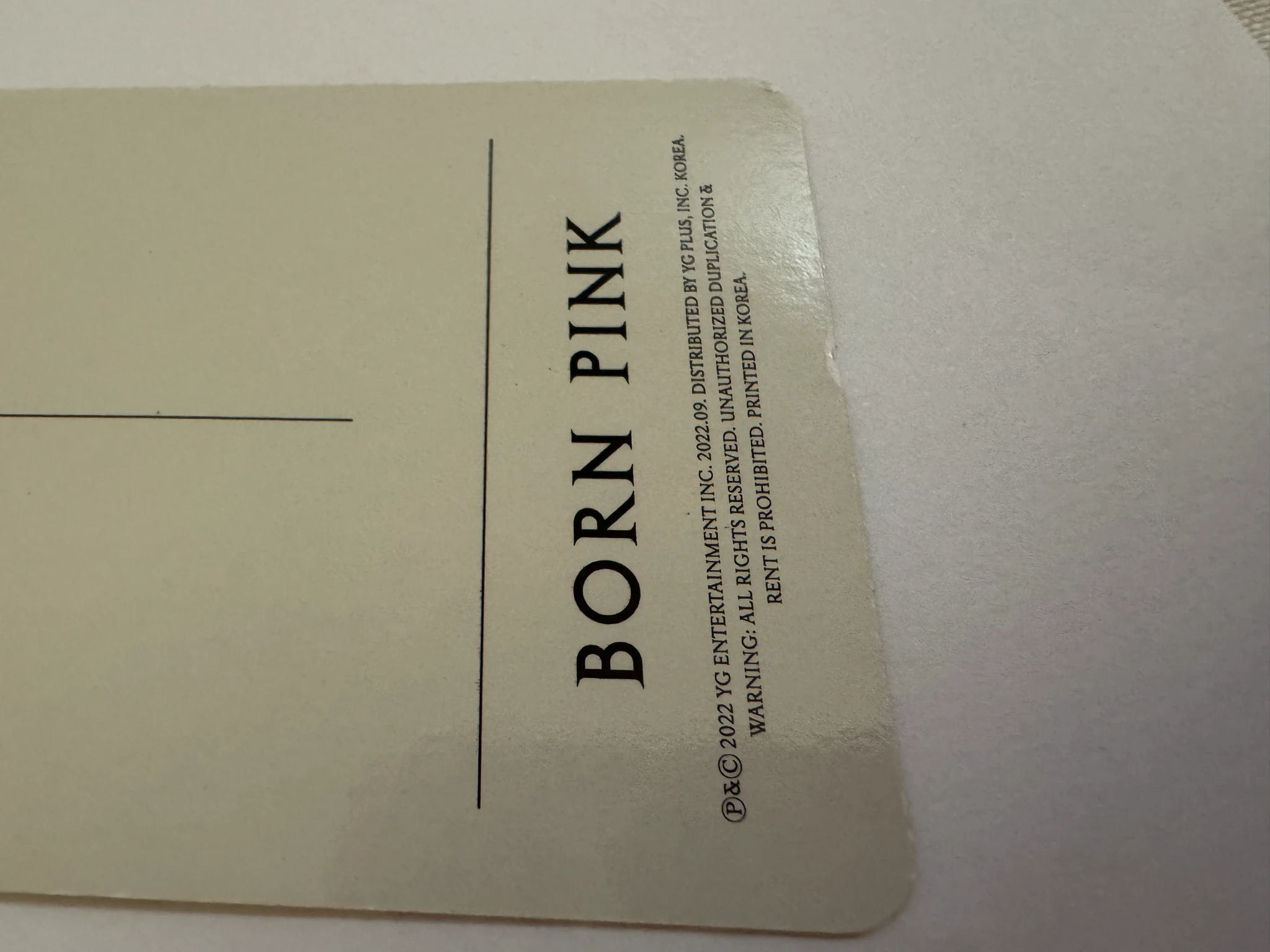 BLACKPINK Jisoo BLACKPINK-Jisoo-Album-BORN PINK listing photo 4