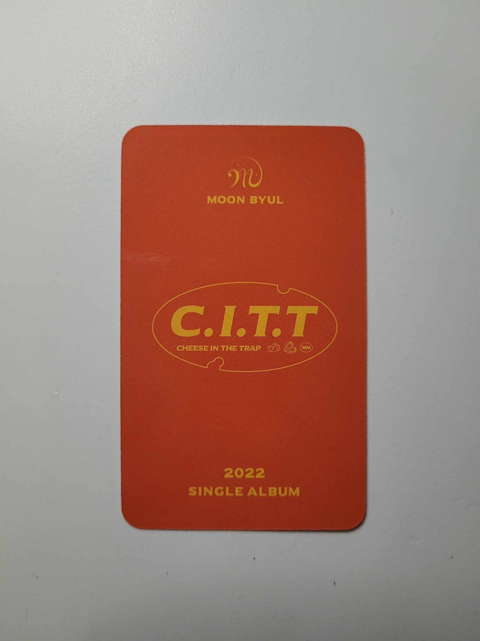 MAMAMOO Moonbyul MAMAMOO - Moonbyul - C.I.T.T. (Cheese in the Trap) Album album photocard listing photo 4