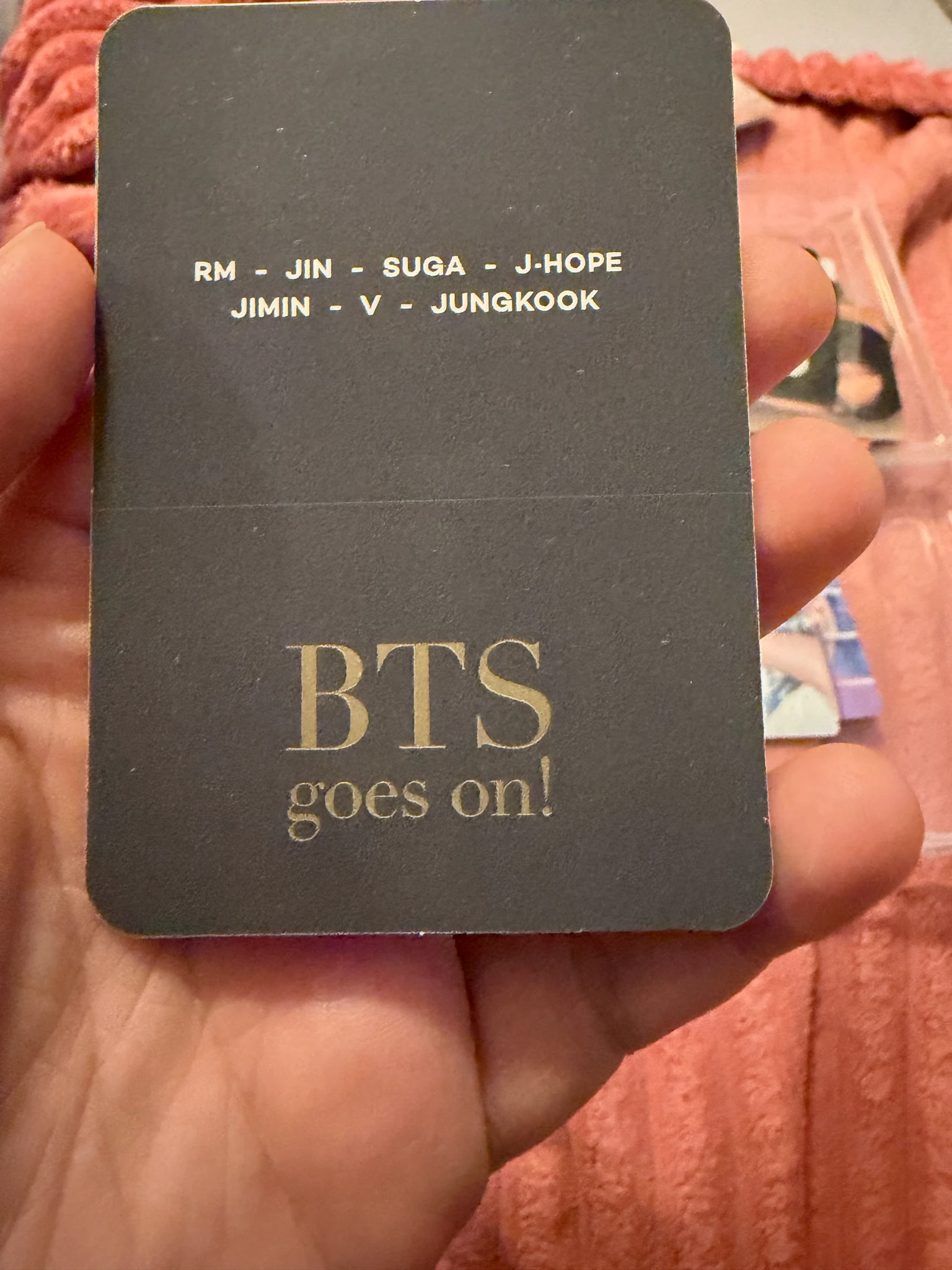 BTS Jin BTS - Jin - D’ICON VOL 10 Other photocard DICON magazine group cover ver. listing photo 4