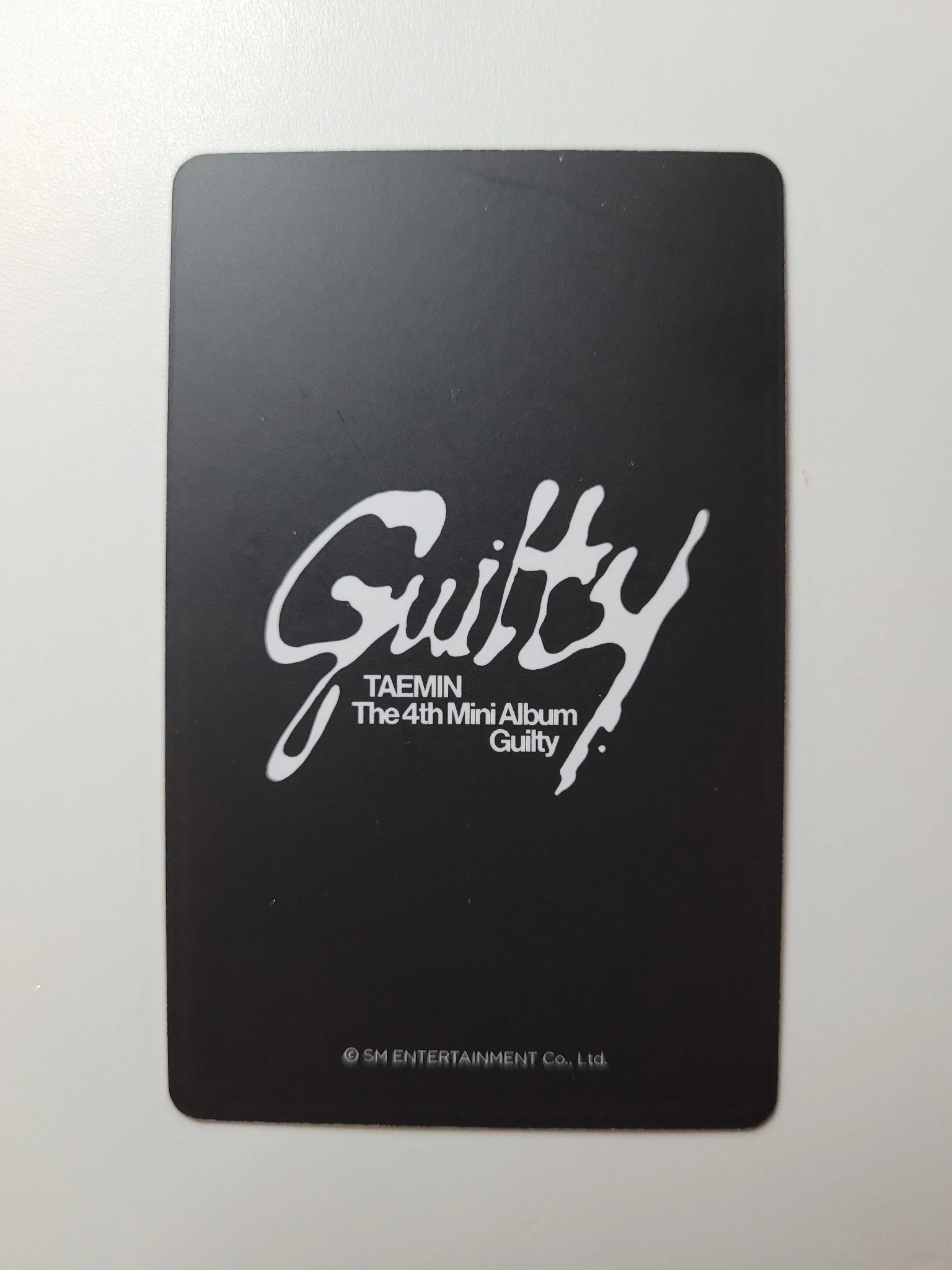 Taemin Taemin Taemin - Taemin - Guilty - The 4th Mini Album Album pre-order benefit album photocard Taemin listing photo 4