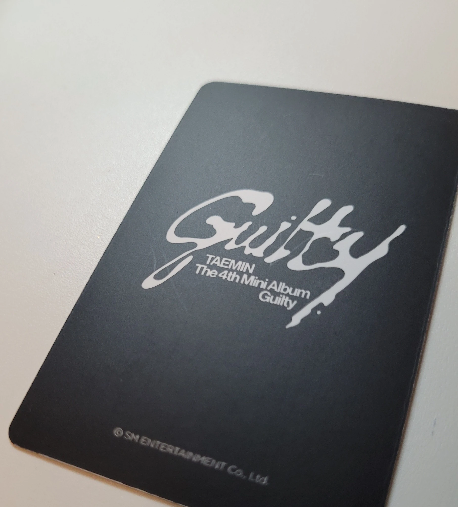 Taemin Taemin Taemin - Taemin - Guilty - The 4th Mini Album Album weverse unboxing event solo album listing photo 4
