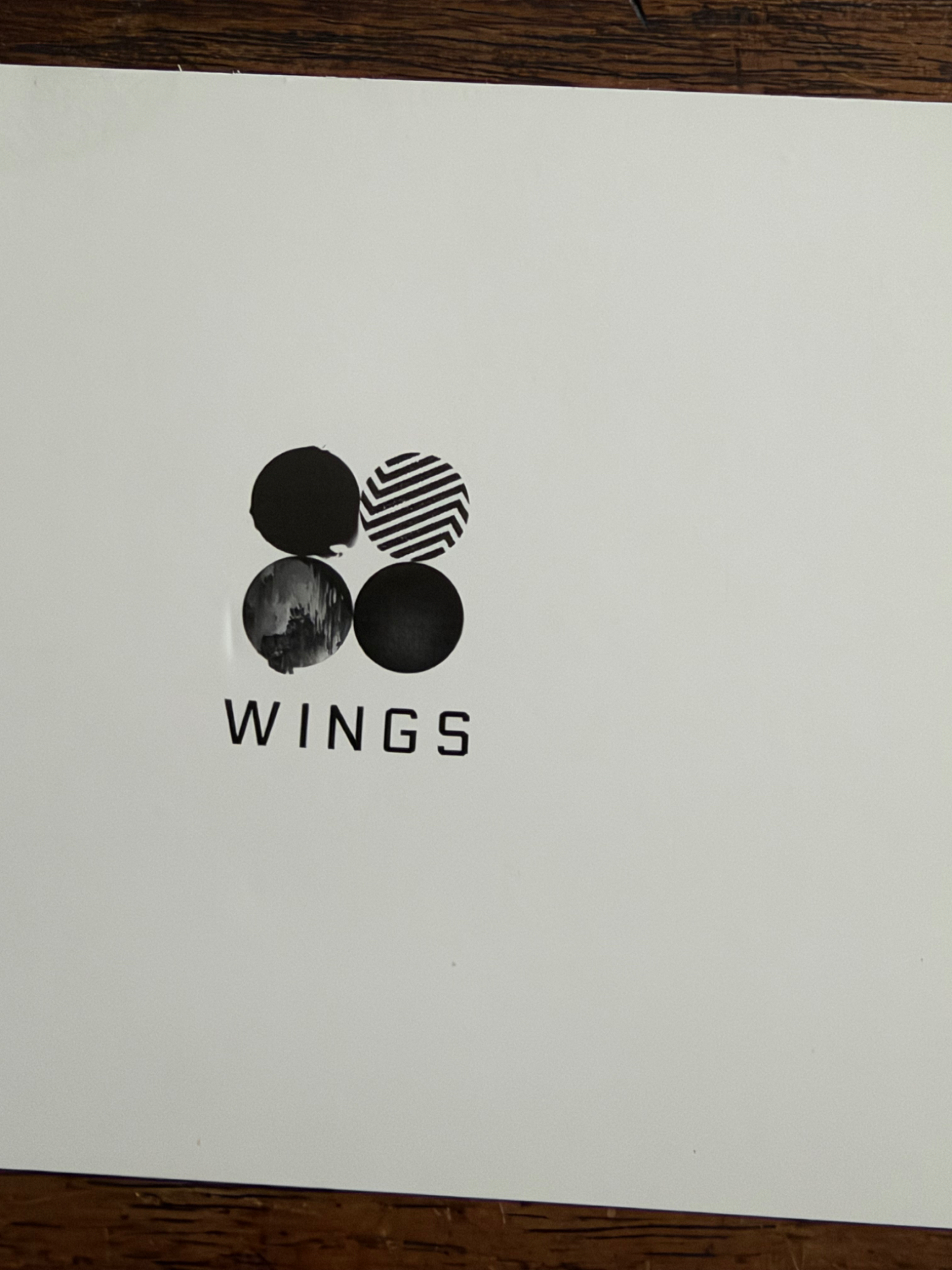 BTS BTS - Wings Album album photocard non-standard size listing photo 4