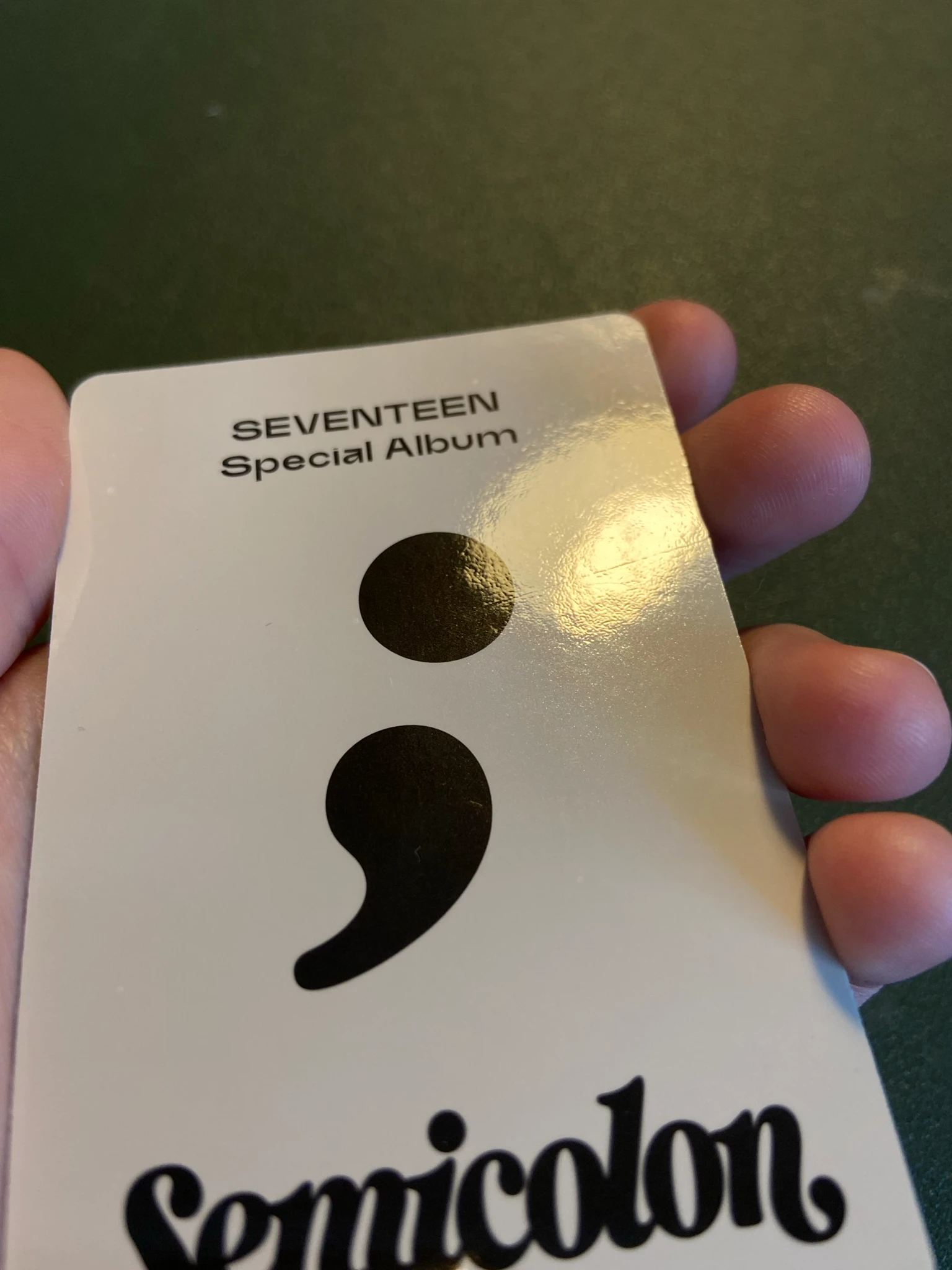SEVENTEEN Vernon SEVENTEEN - Vernon - Semicolon Album album photocard listing photo 4