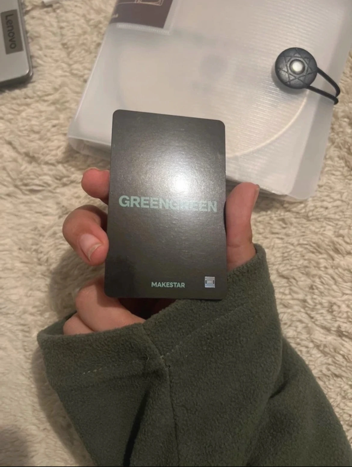 CORTIS Juhoon CORTIS - Juhoon - GREENGREEN Album lucky draw (LD) round 2 makestar listing photo 4