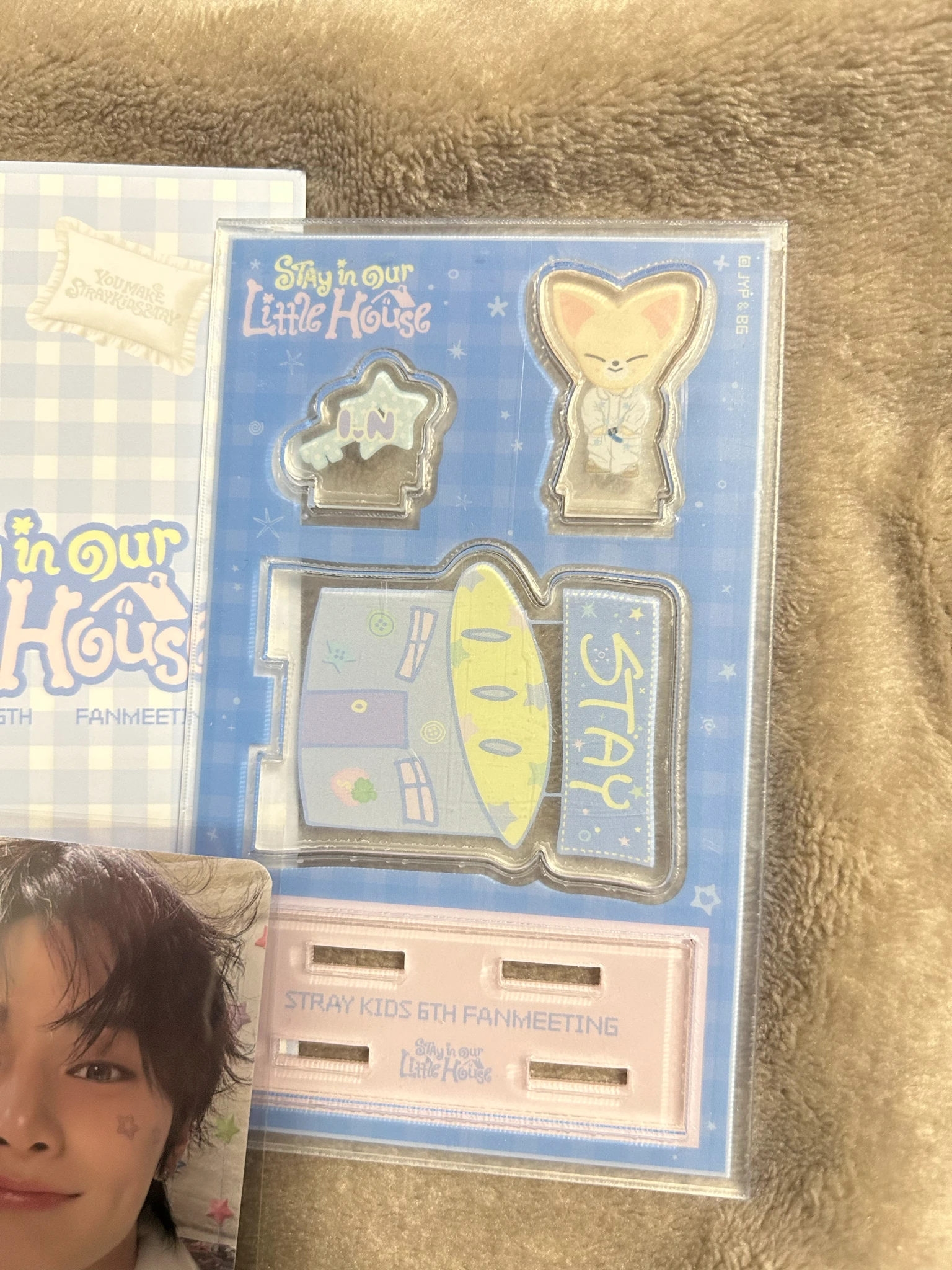 Stray Kids I.N Stray Kids - I.N - 6th Fanmeeting - STAY in Our Little House  Event merch photocard acrylic stand listing photo 4