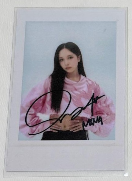 TWICE Mina TWICE - STRATEGY Album starriver round 2 pre-order benefit (pob) polaroid listing photo 4