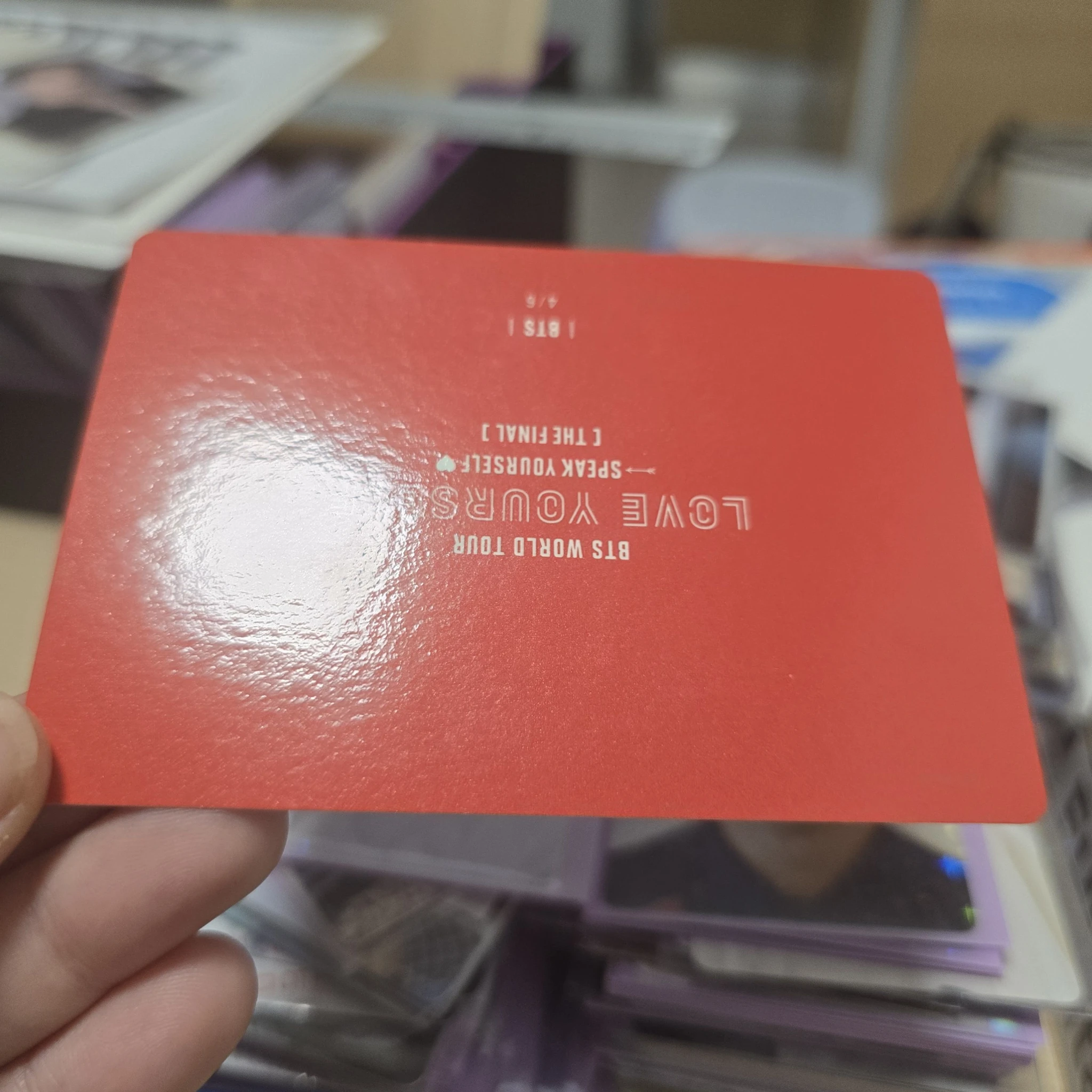 BTS BTS - RM & j-hope & Jungkook - LY: Speak Yourself Tour Event mini photocard the final listing photo 5