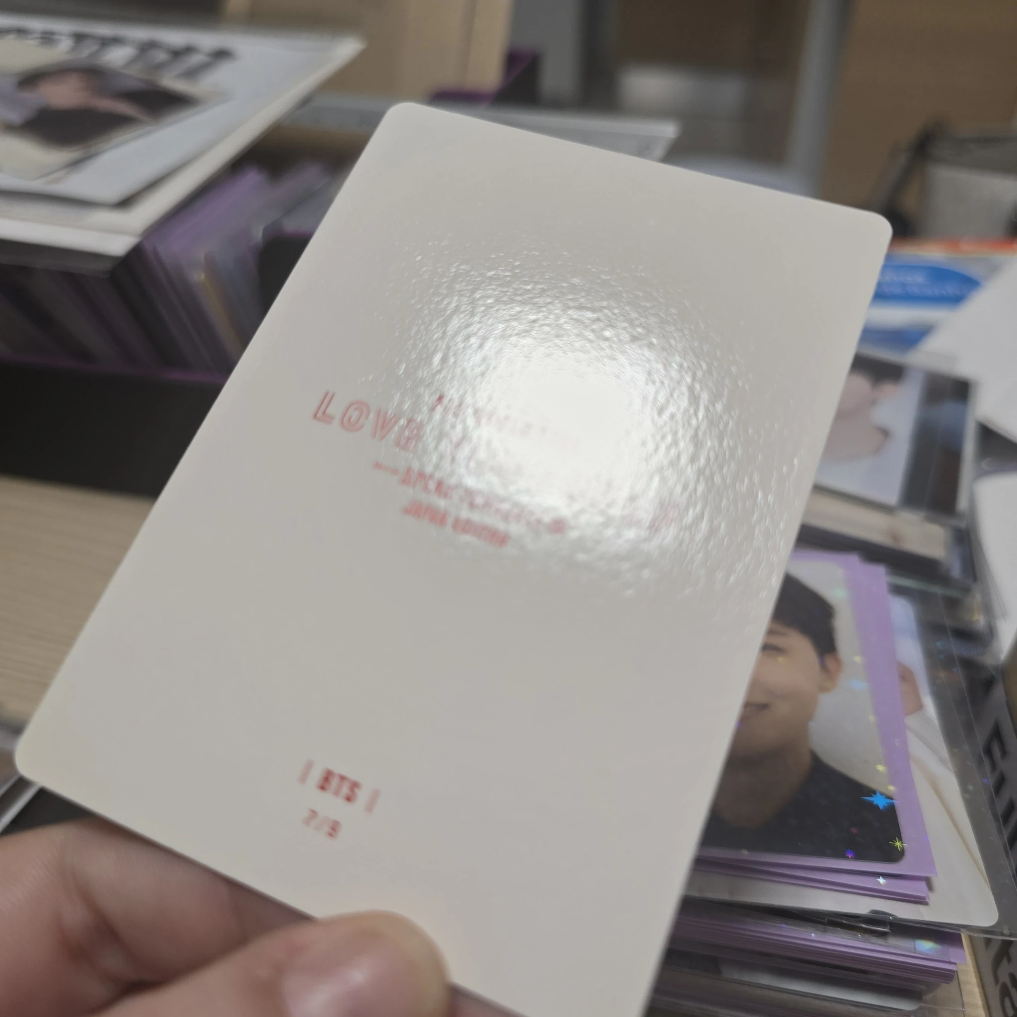 BTS BTS - Jin & Jimin - LY: Speak Yourself Tour Event mini photocard japan listing photo 5