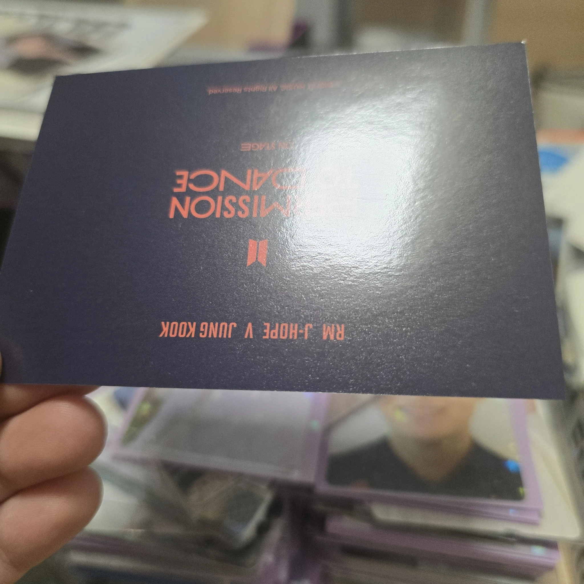 BTS BTS - RM & j-hope & V - Permission To Dance On Stage Tour Event merch photocard blanket listing photo 5