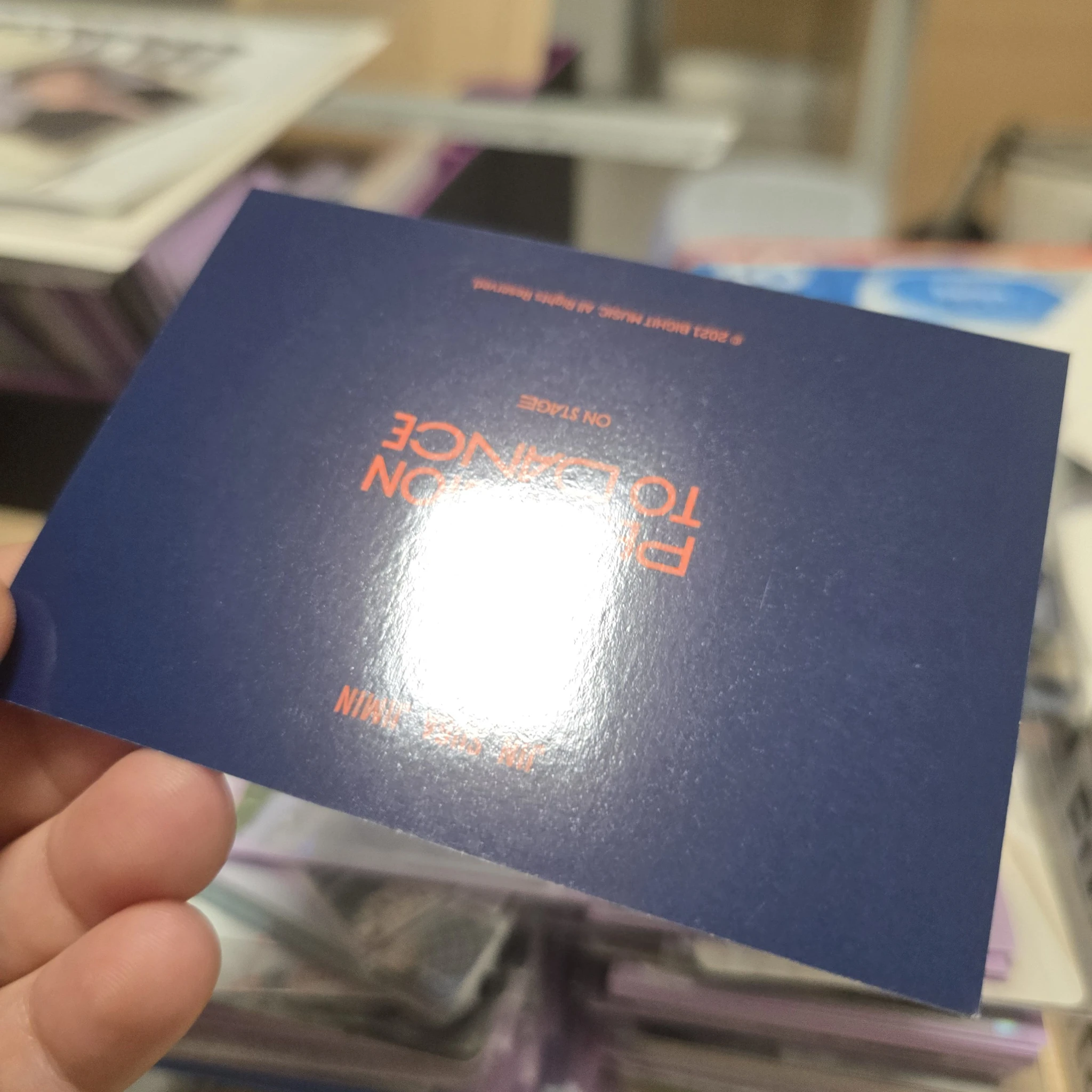 BTS BTS - SUGA & Jin & Jimin - Permission To Dance On Stage Tour Event merch photocard backpack listing photo 5