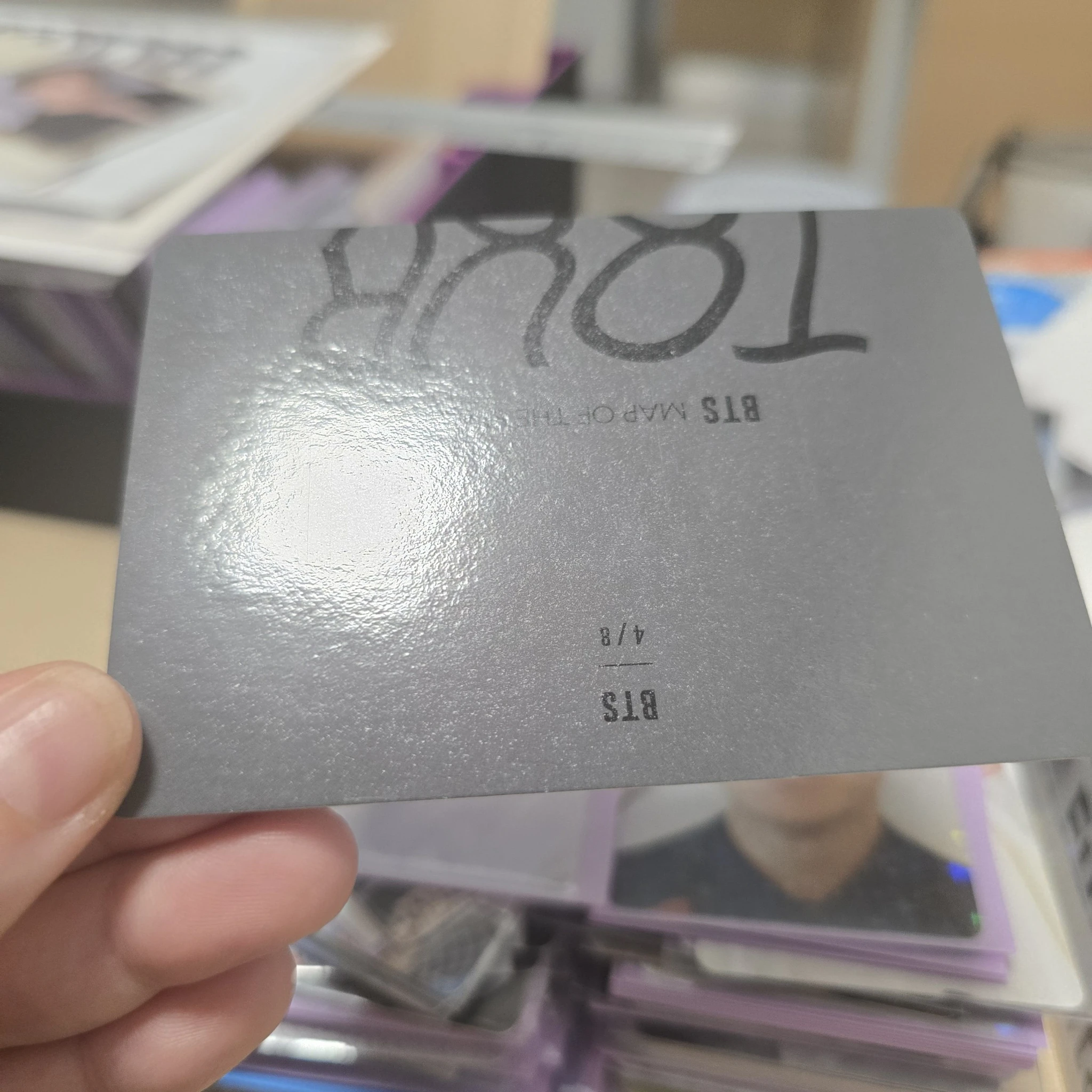 BTS BTS - Map Of The Soul Tour Event mini photocard listing photo 5