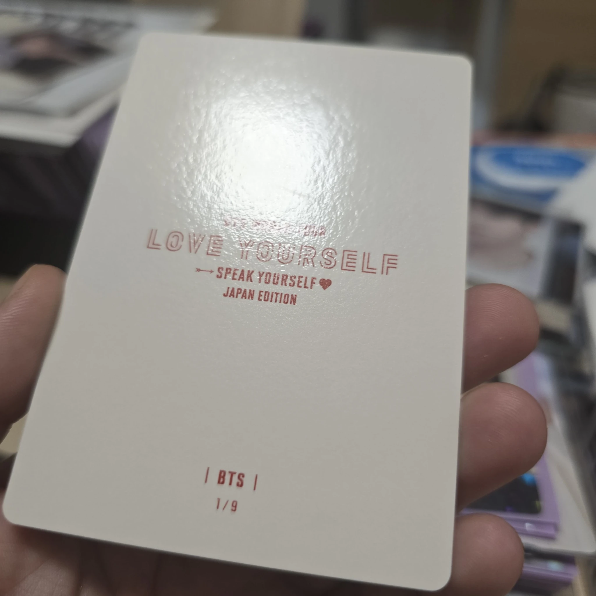 BTS BTS - SUGA & Jungkook - LY: Speak Yourself Tour Event mini photocard japan listing photo 5