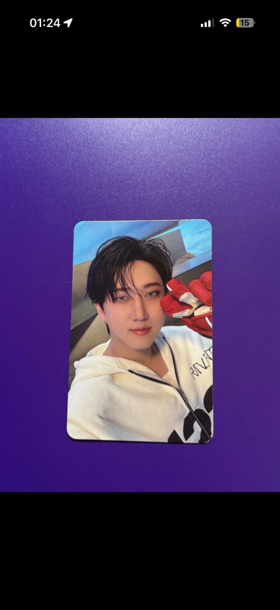 Stray Kids Changbin Stray Kids - Changbin - KARMA Album album photocard Hooray Version double-sided front side listing photo 5