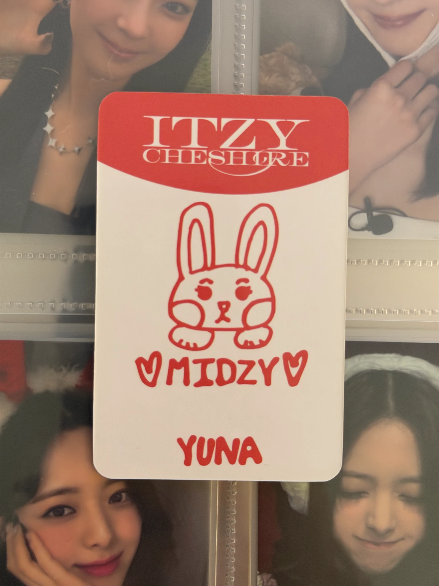 ITZY Yuna ITZY - Yuna - Cheshire Album soundwave fansign video call round 3 listing photo 5