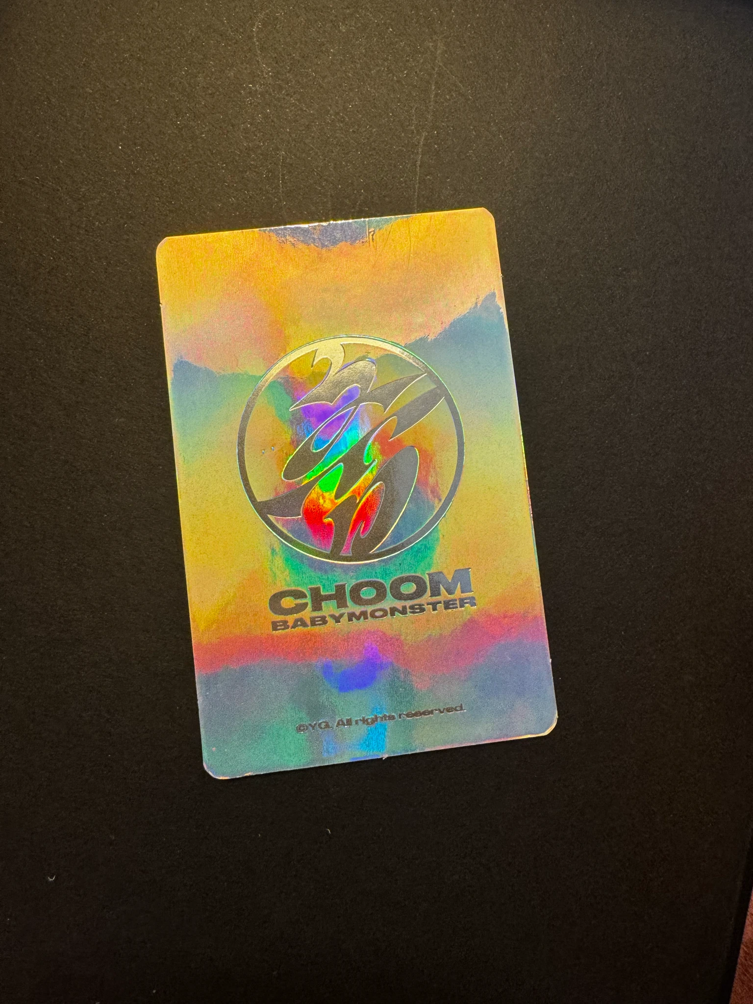 BABYMONSTER Rora BABYMONSTER - Rora - Choom md pop-up stores (all) Event pop-up store merch photocard trading card non-selfie concept version holographic (hologram) listing photo 5
