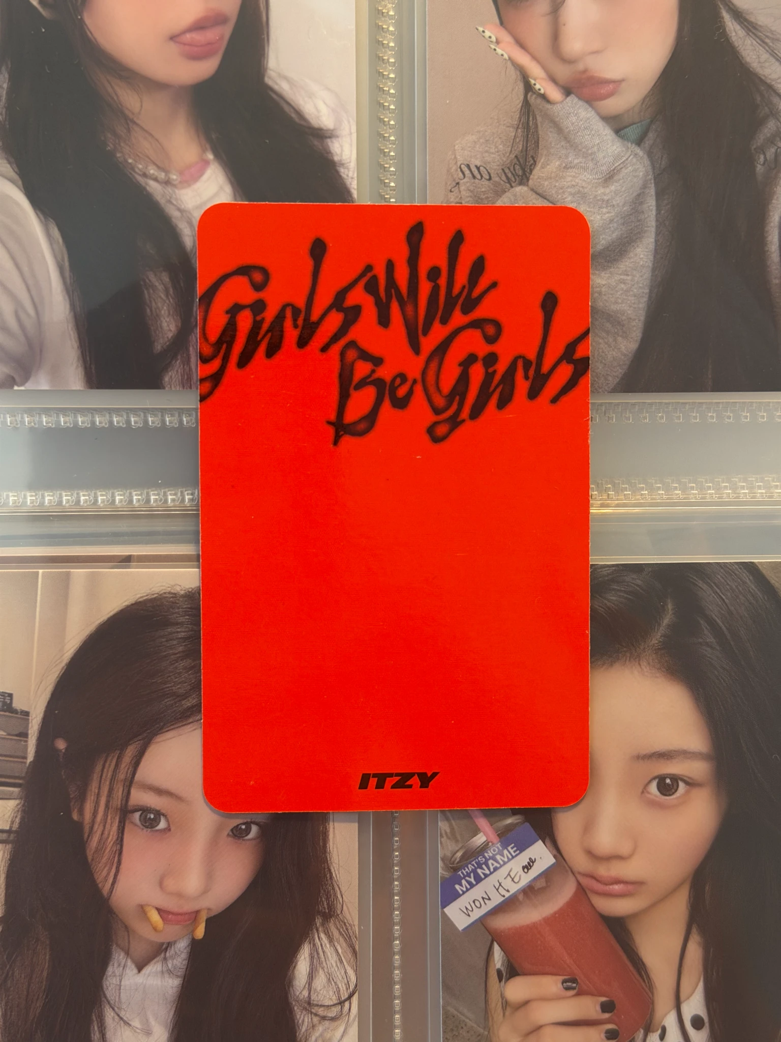 ITZY ITZY - Chaeryeong & Lia - Girls Will Be Girls Album album photocard photobook ver. listing photo 5