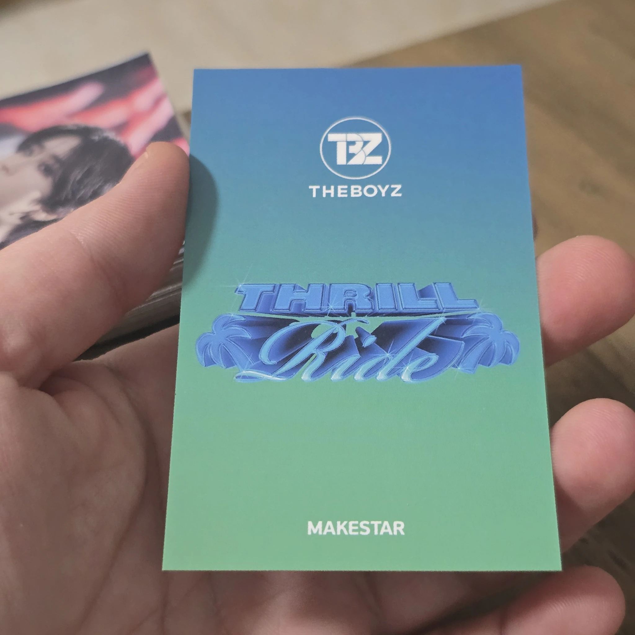 THE BOYZ Kevin THE BOYZ - Kevin - Thrill-ing Album pob (pre-order benefit) makestar listing photo 5