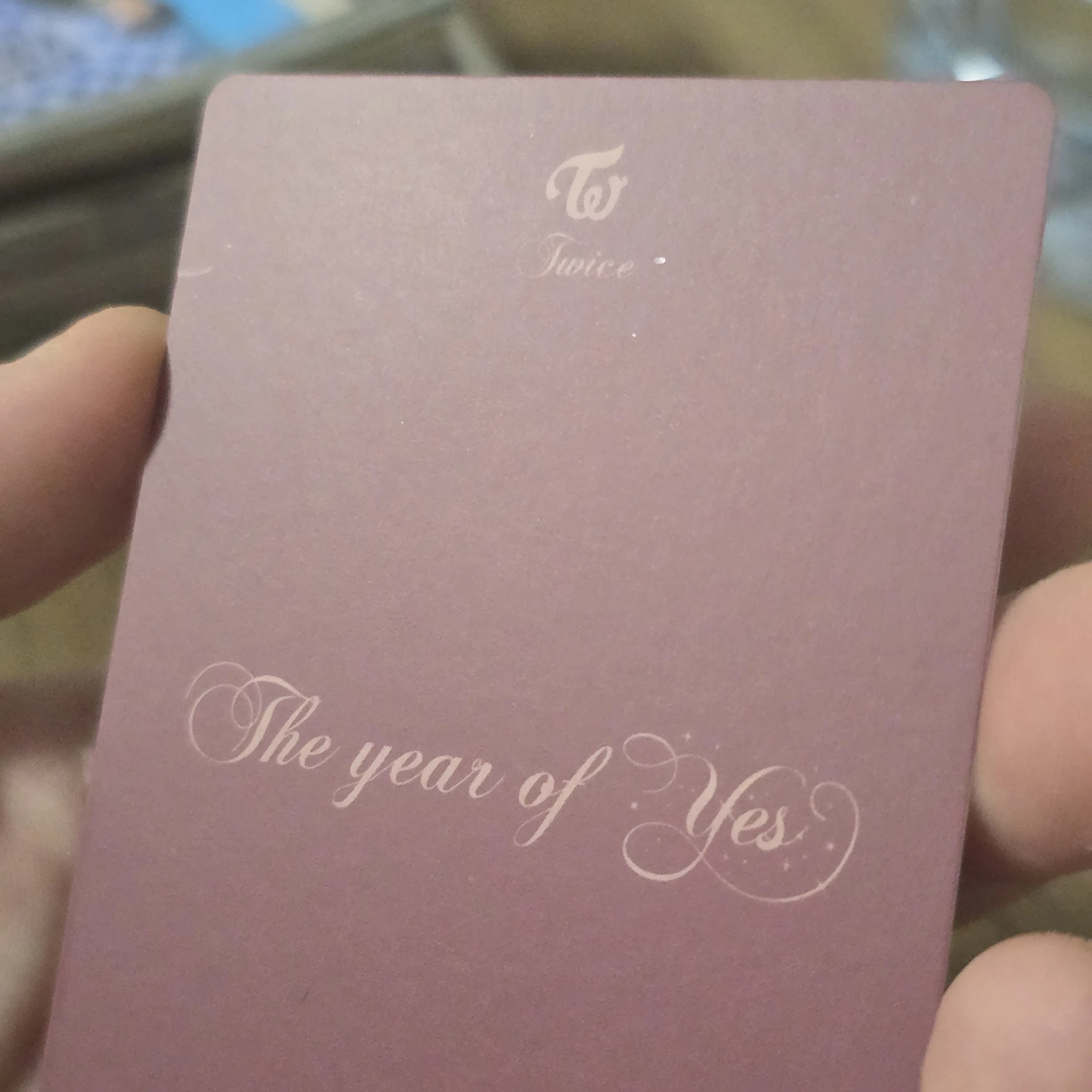 TWICE Sana TWICE - The Year of "Yes" Album pob (pre-order benefit) photocard set B version listing photo 5