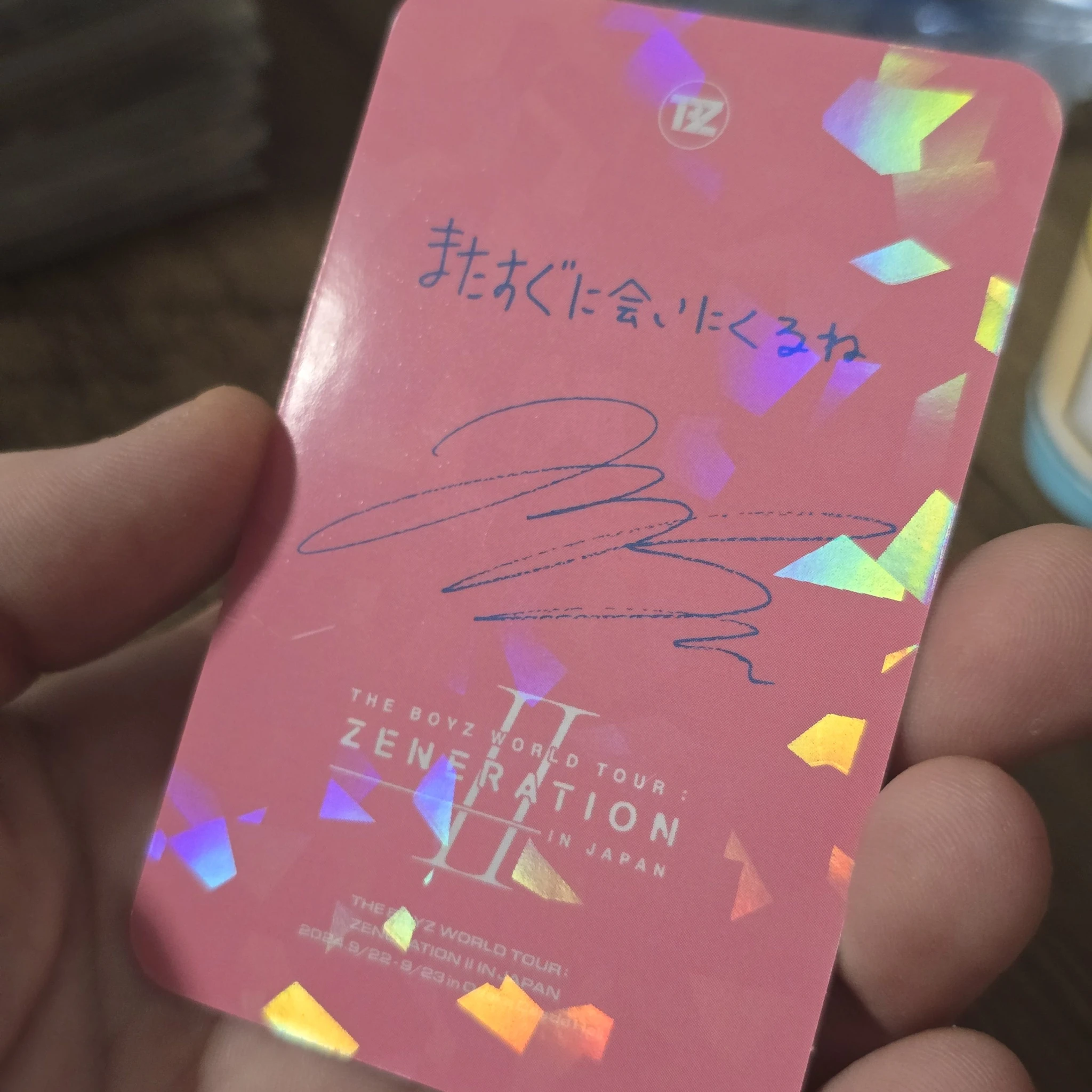 THE BOYZ Jacob THE BOYZ - Jacob - WORLD TOUR: Zeneration 2 Event trading card japan listing photo 5