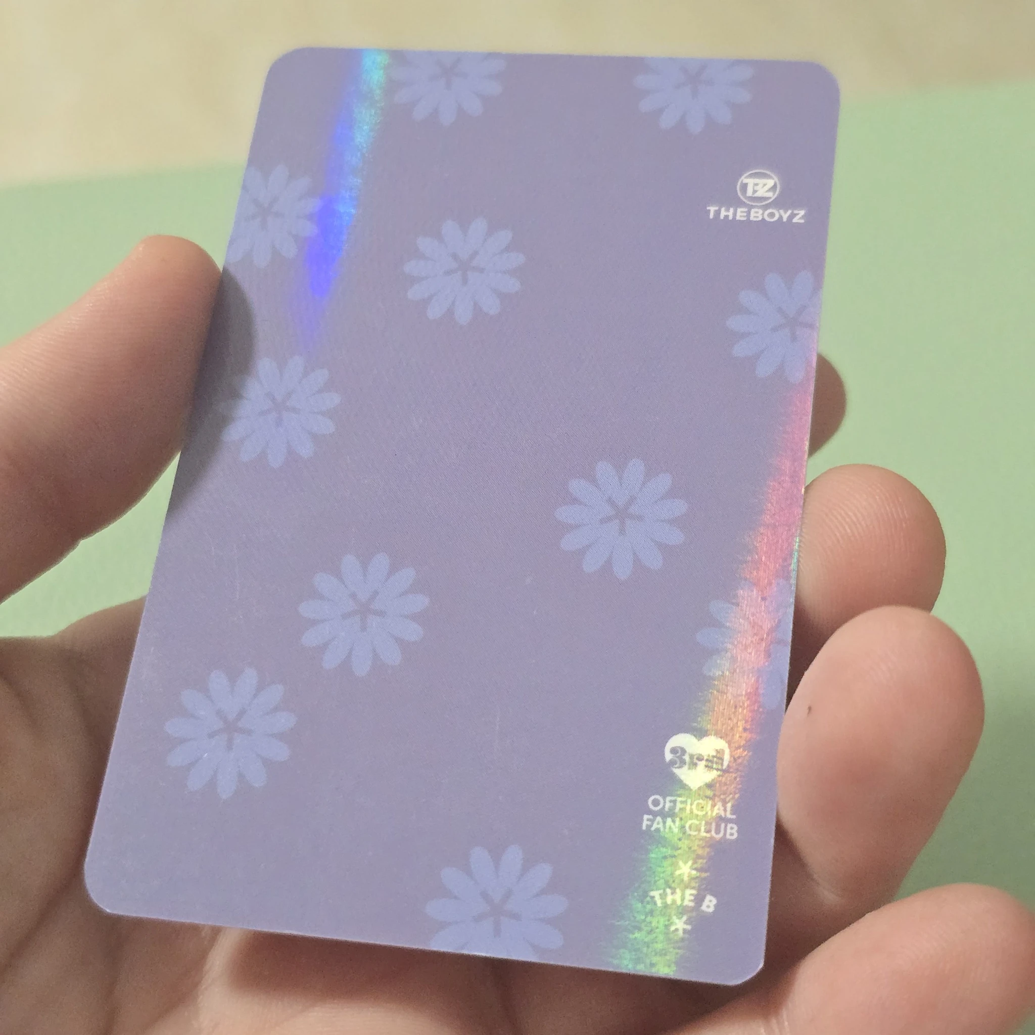 THE BOYZ Sunwoo THE BOYZ - Sunwoo - 3rd Official Fan Club Other holographic (hologram) fanclub version special kit listing photo 5