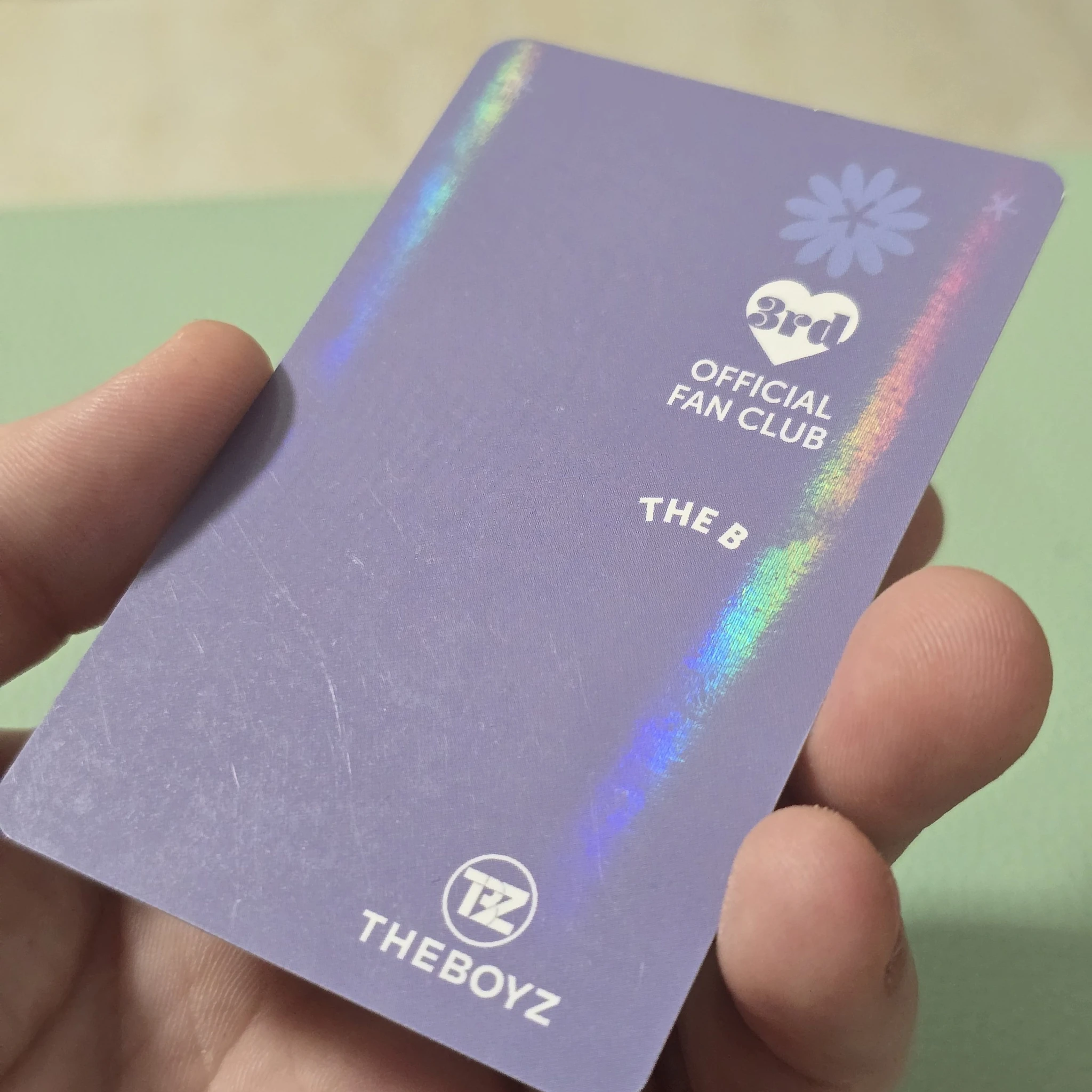 THE BOYZ Sunwoo THE BOYZ - Sunwoo - 3rd Official Fan Club Other holographic (hologram) fanclub version listing photo 5