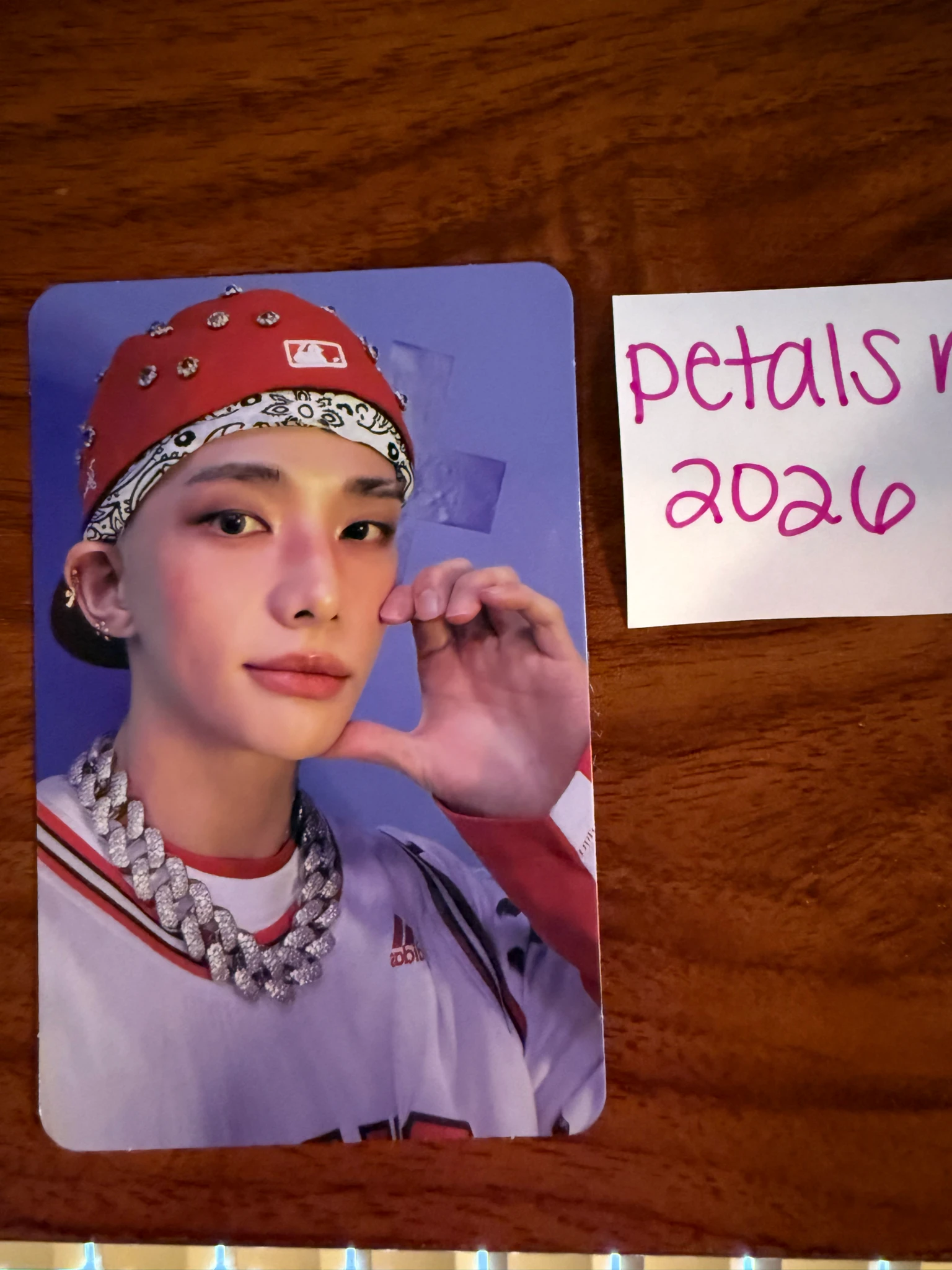 Stray Kids Hyunjin Stray Kids - Hyunjin - KARMA Album album photocard accordion version listing photo 5