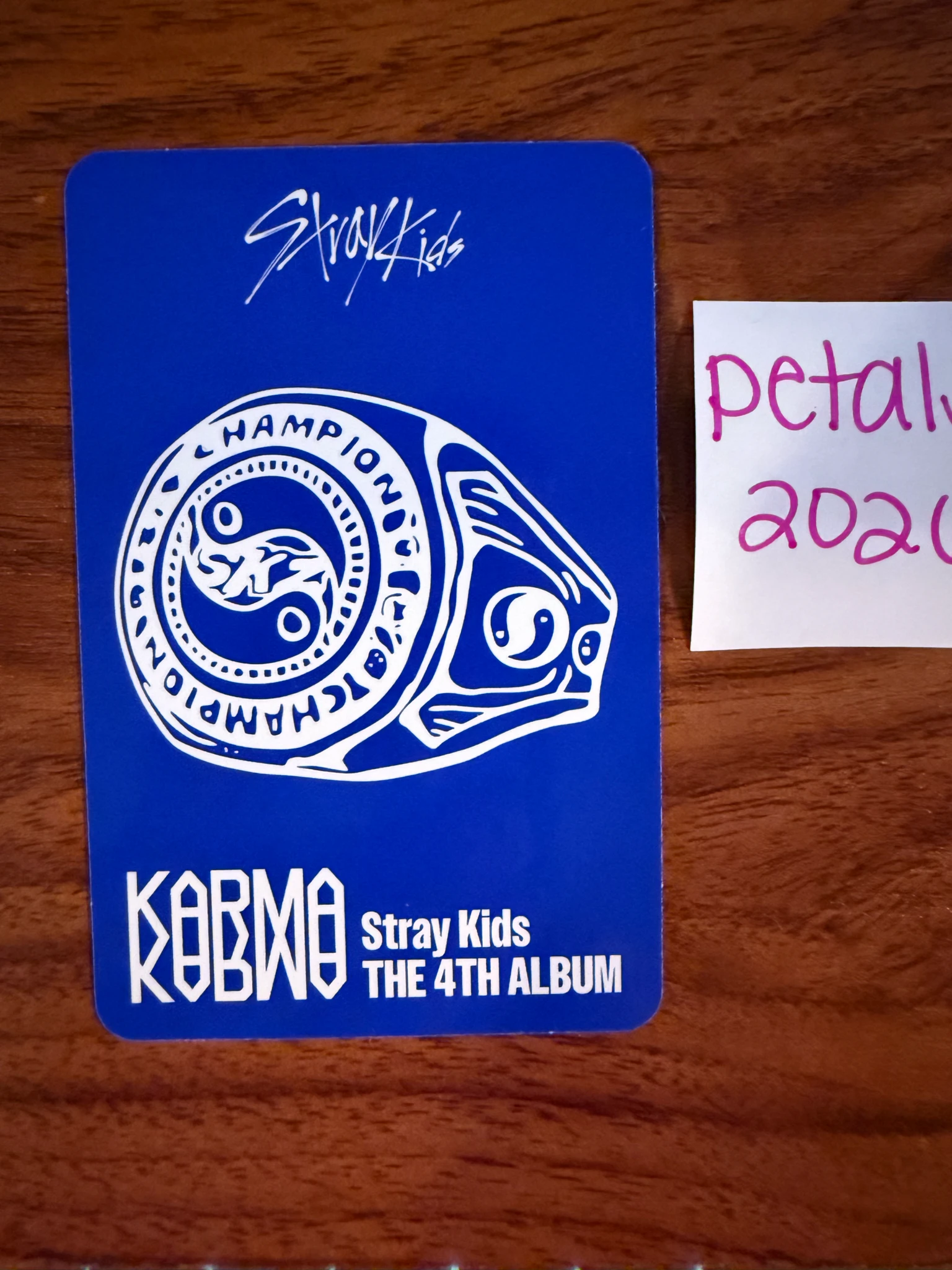 Stray Kids I.N Stray Kids - I.N - KARMA Album album photocard accordion version first press only listing photo 5