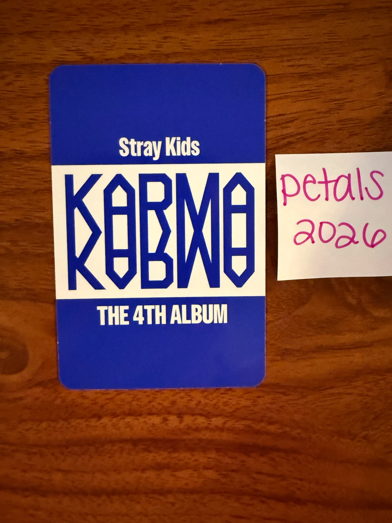 Stray Kids Hyunjin Stray Kids - Hyunjin - KARMA Album album photocard accordion version listing photo 5