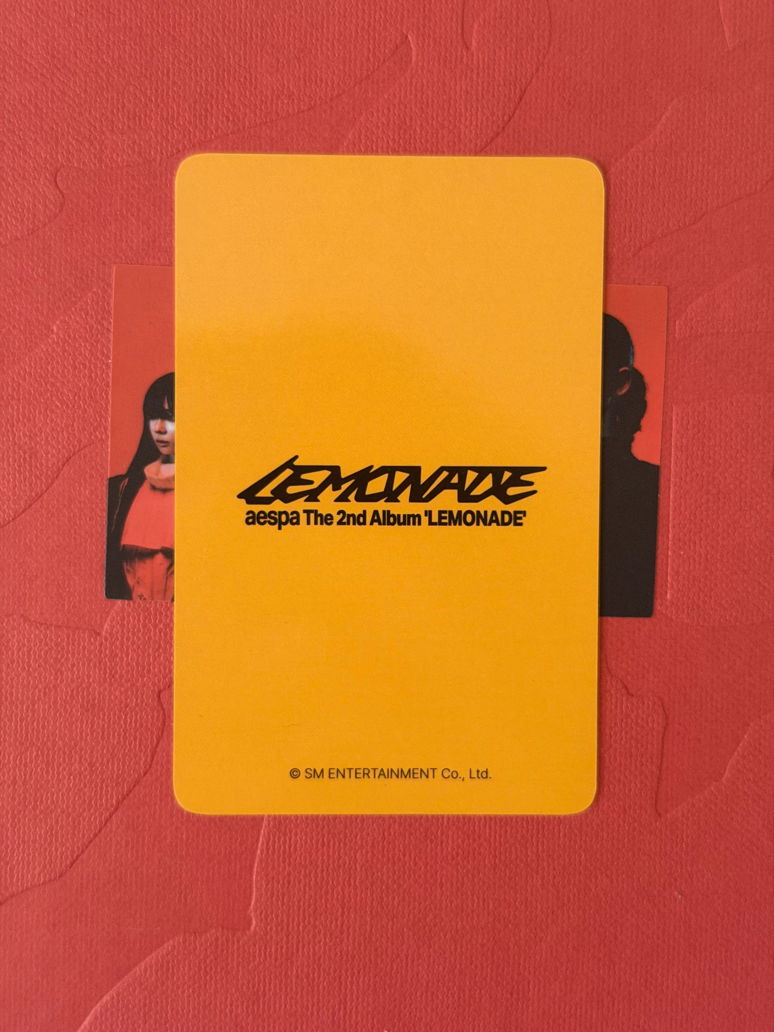 aespa Karina aespa - Karina - Lemonade Album fansign everline listing photo 5