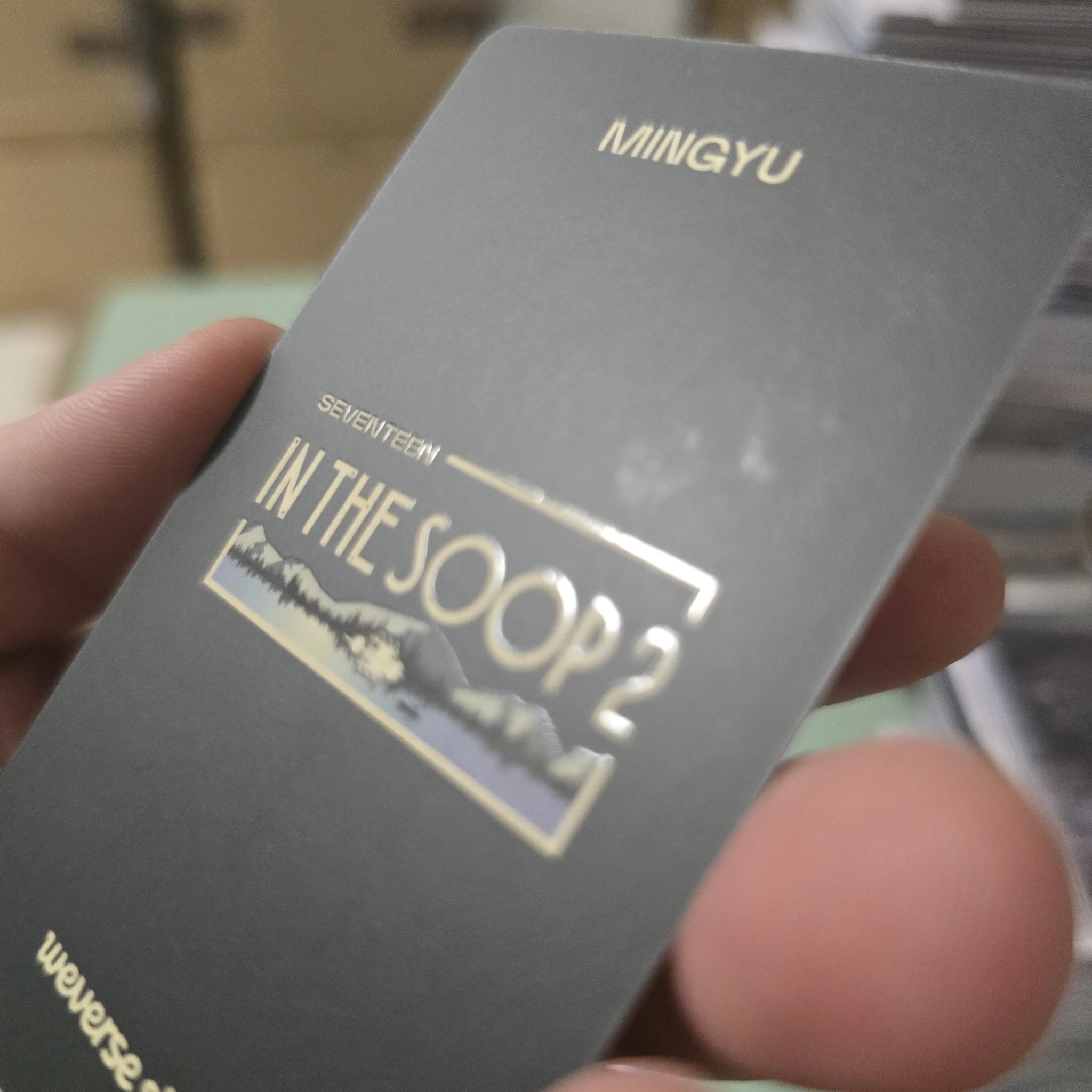 SEVENTEEN Mingyu SEVENTEEN - Mingyu - IN THE SOOP SEASON 2 Other special gift weverse global shop (wvg) listing photo 5