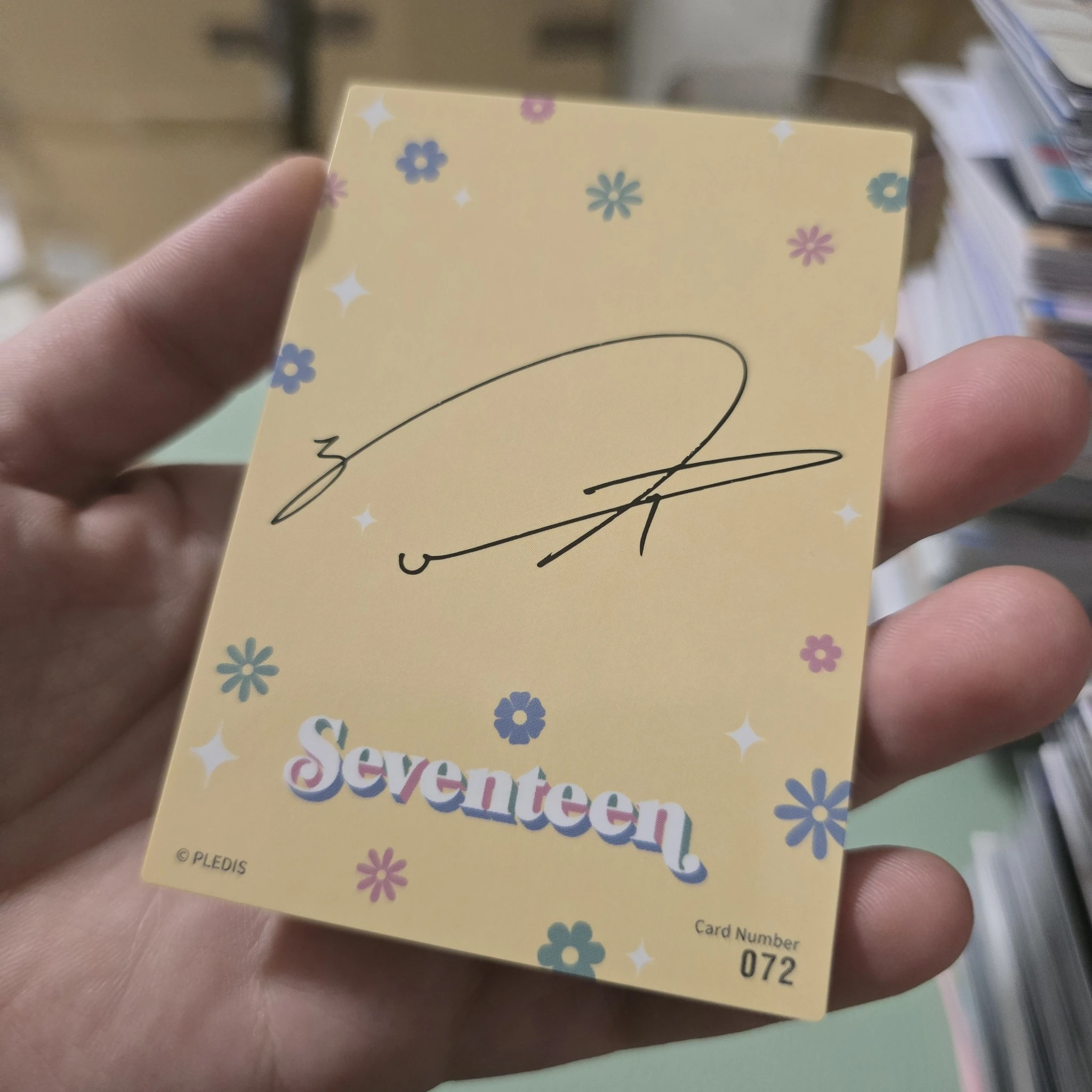 SEVENTEEN Woozi SEVENTEEN - Woozi - 2022 JAPAN FANMEETING [HANABI] Event trading card holographic (hologram) merch photocard listing photo 5