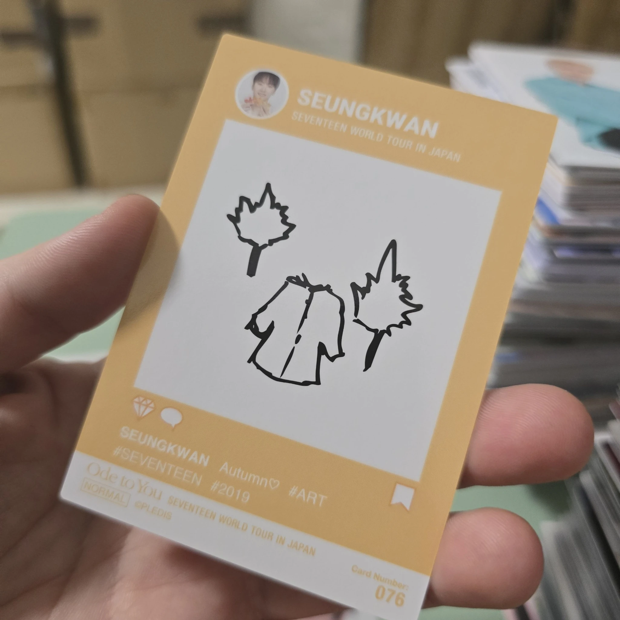 SEVENTEEN Seungkwan SEVENTEEN - Seungkwan - [ODE TO YOU] TOUR Event japan trading card merch photocard listing photo 5