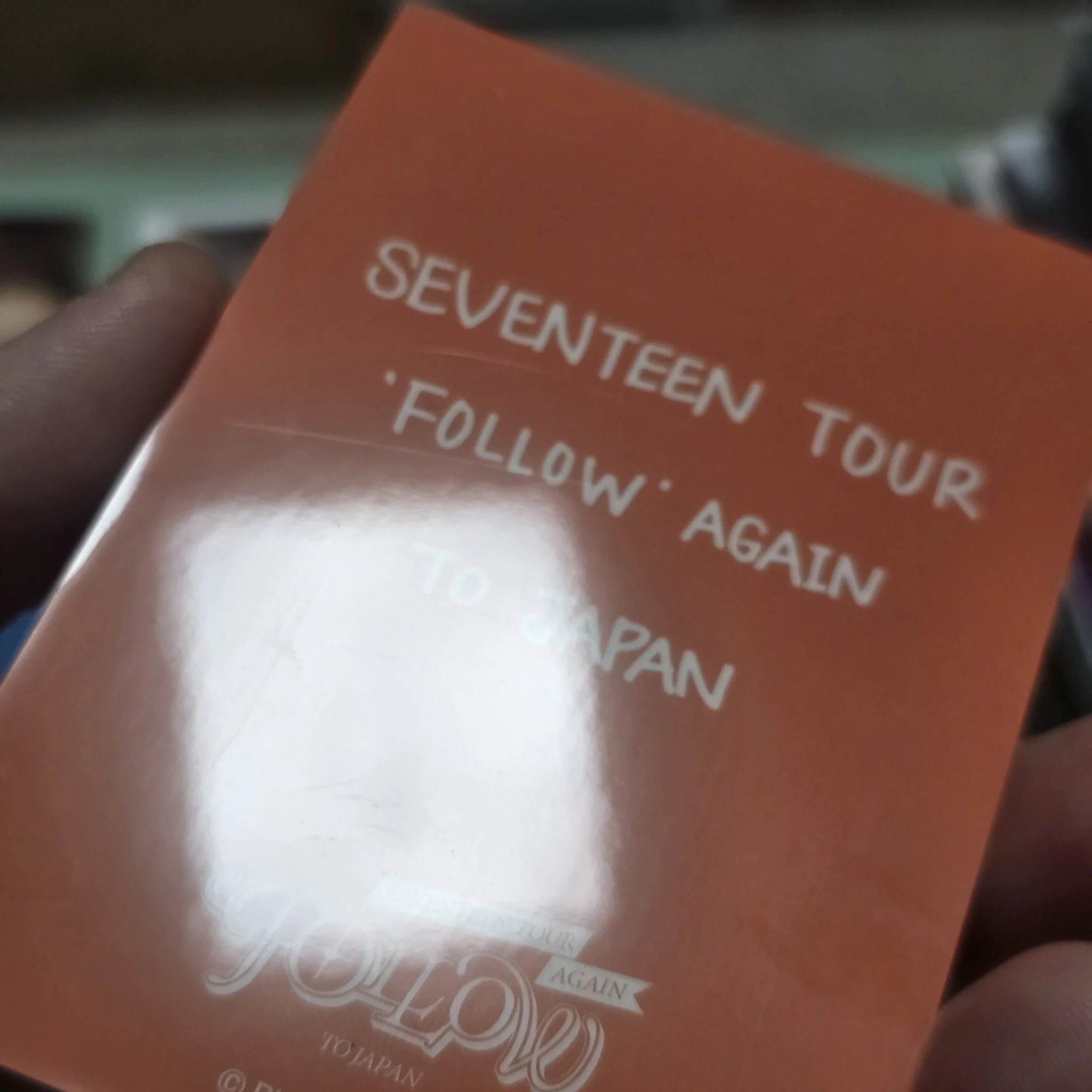 SEVENTEEN Seungkwan SEVENTEEN - Seungkwan - [FOLLOW AGAIN] TOUR Event japan trading card merch photocard listing photo 5