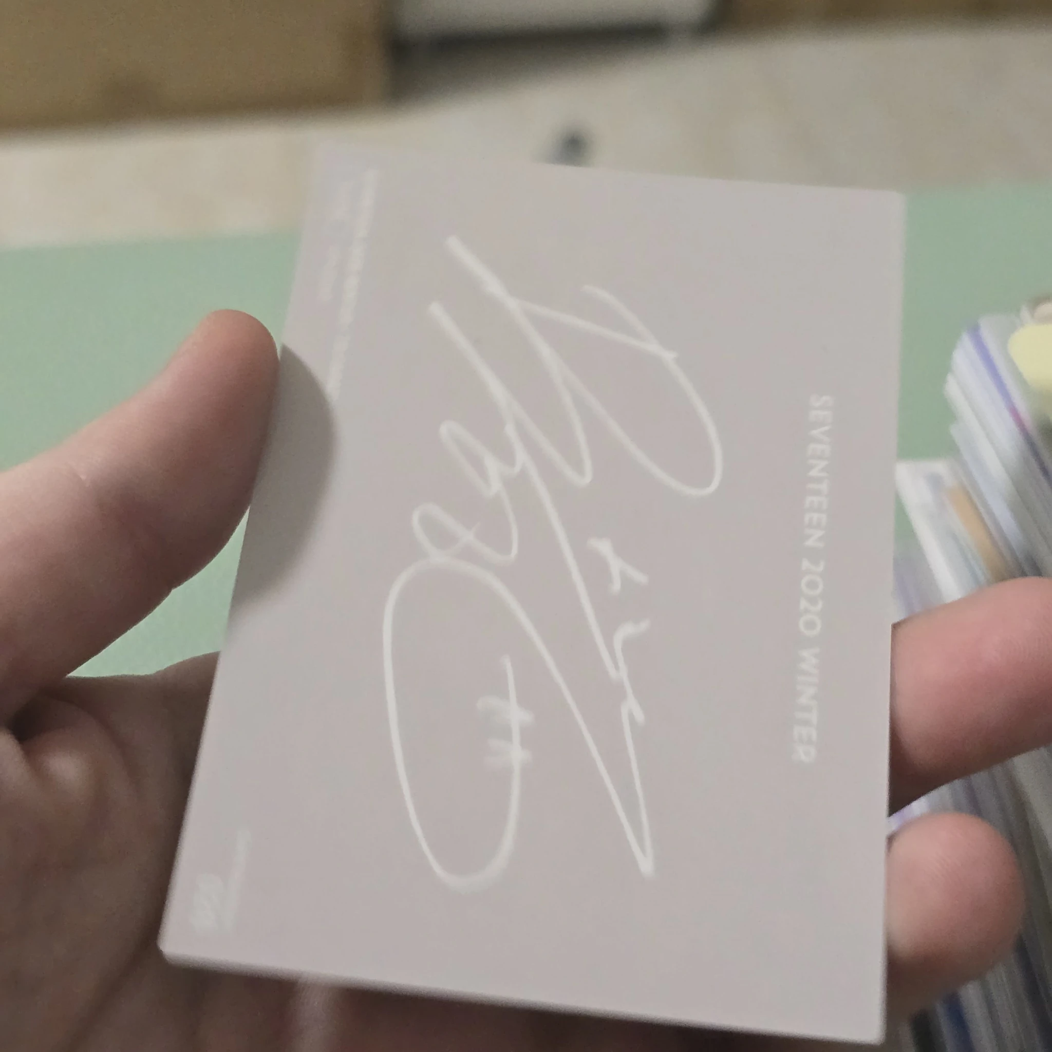 SEVENTEEN Seungkwan SEVENTEEN - Seungkwan - 2020 Winter Goods Merchandise Other japan trading card merch photocard holographic (hologram) listing photo 5