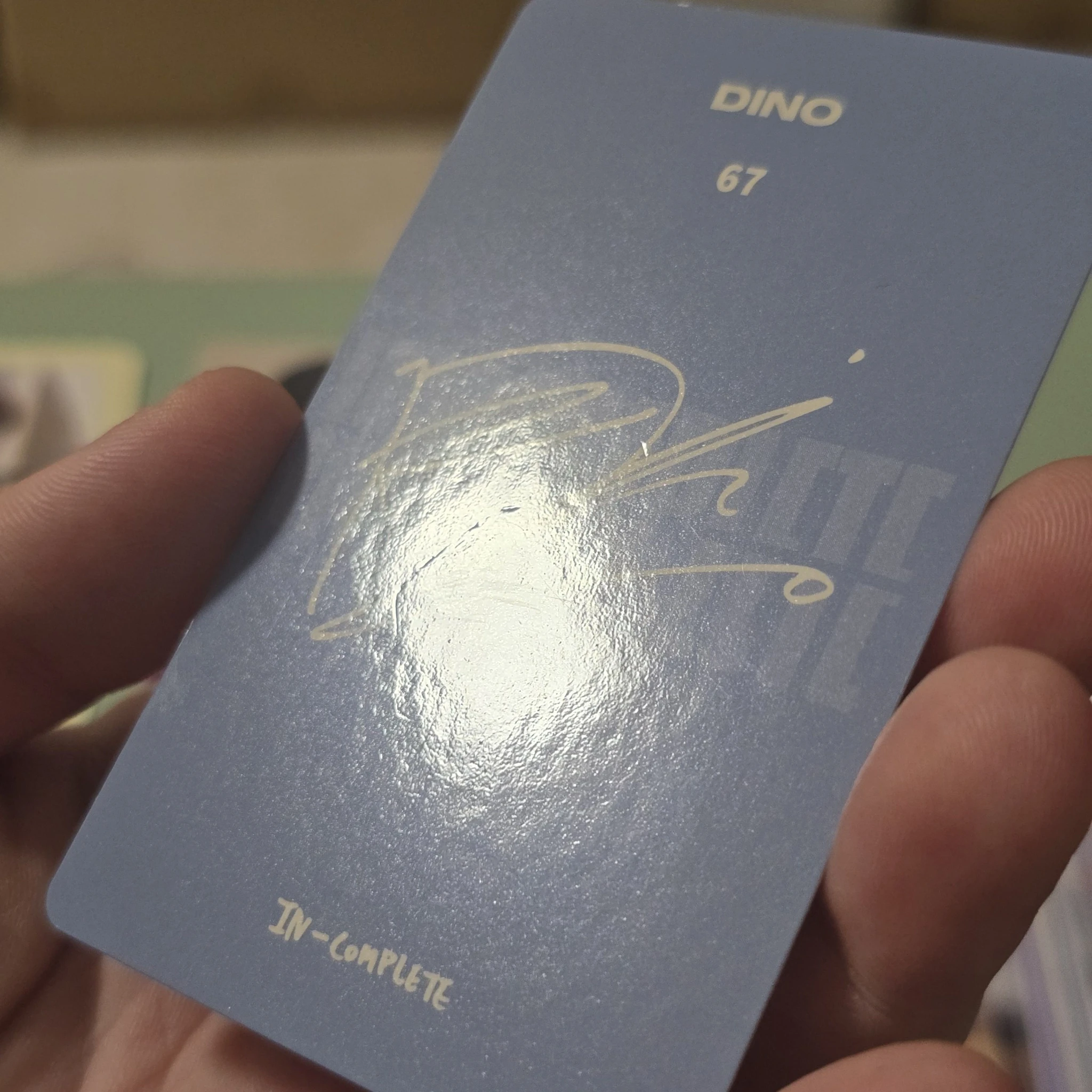 SEVENTEEN Dino SEVENTEEN - Dino - [IN-COMPLETE] ONLINE CONCERT Event trading card concert listing photo 5
