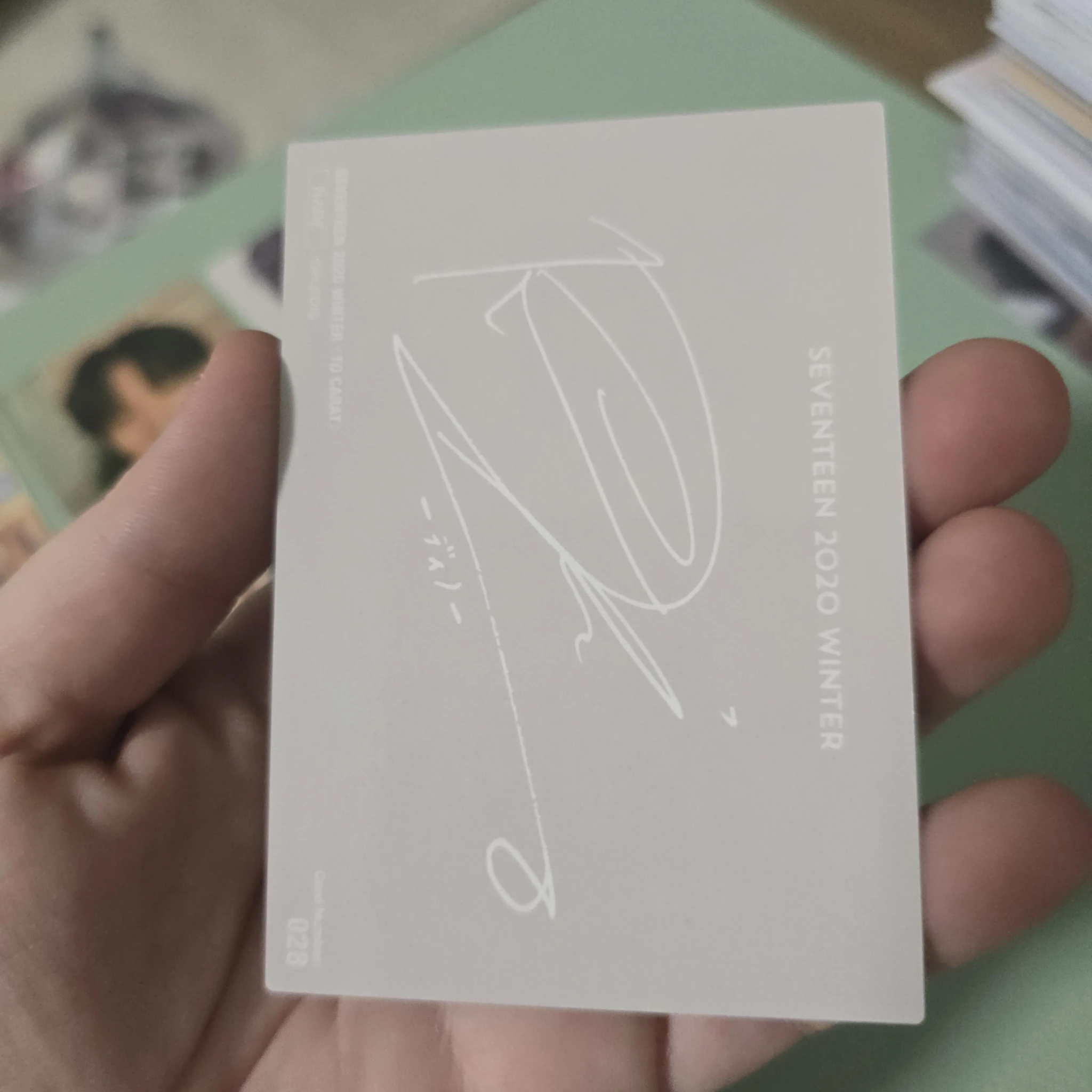 SEVENTEEN Dino SEVENTEEN - Dino - 2020 Winter Goods Merchandise Other trading card listing photo 5