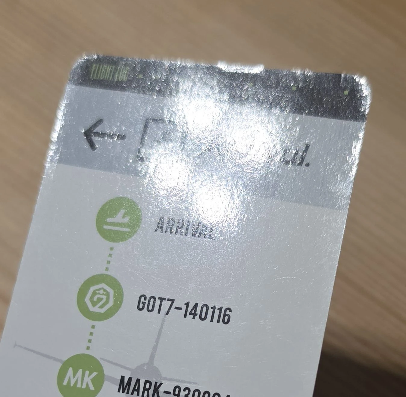GOT7 Mark GOT7 - Mark - FLIGHT LOG: ARRIVAL Album album photocard making version listing photo 5