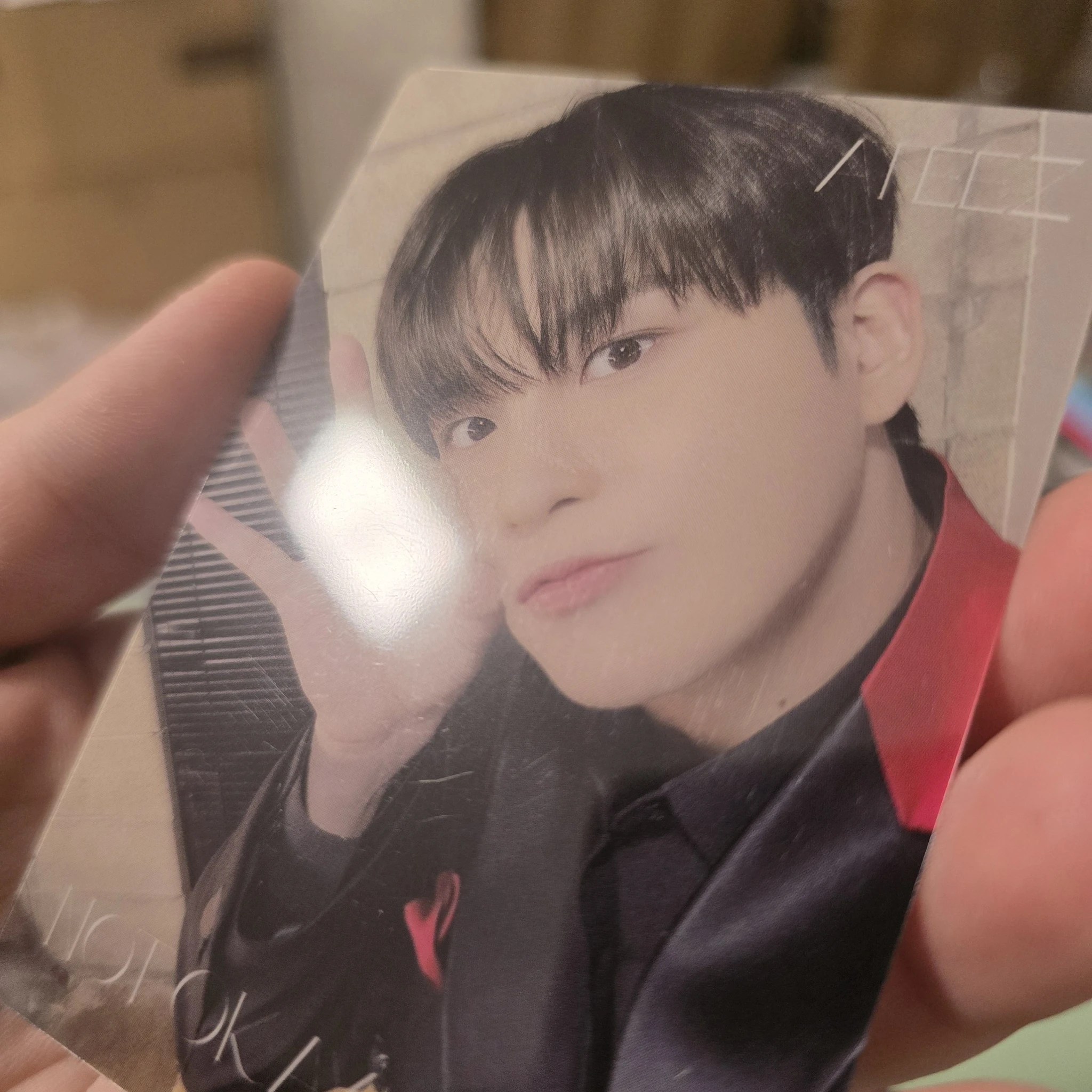 ATEEZ Jongho ATEEZ - Jongho - NOT OKAY Album hmv pob (pre-order benefit) transparent listing photo 5