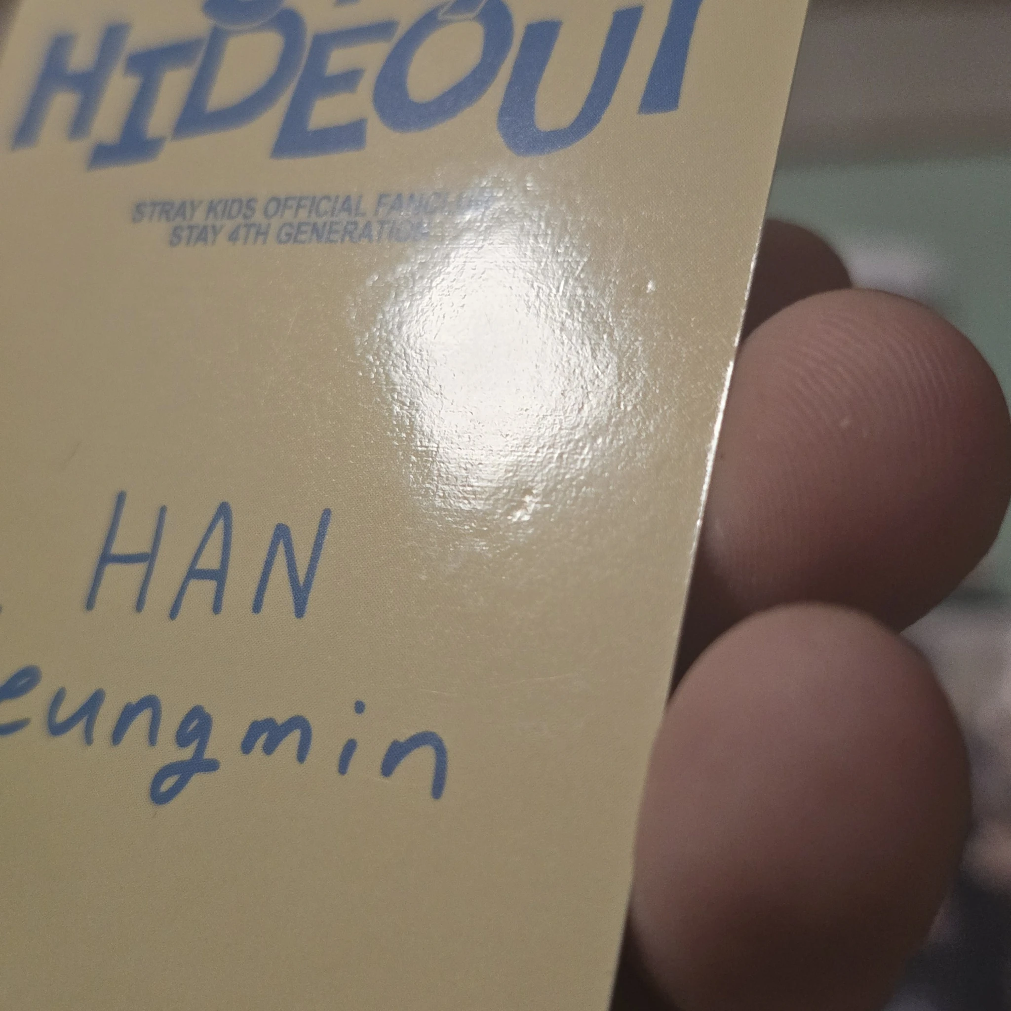 Stray Kids Stray Kids - Seungmin & HAN - STAY Hideout Official Fan Club 4th Gen Other photocard set listing photo 5