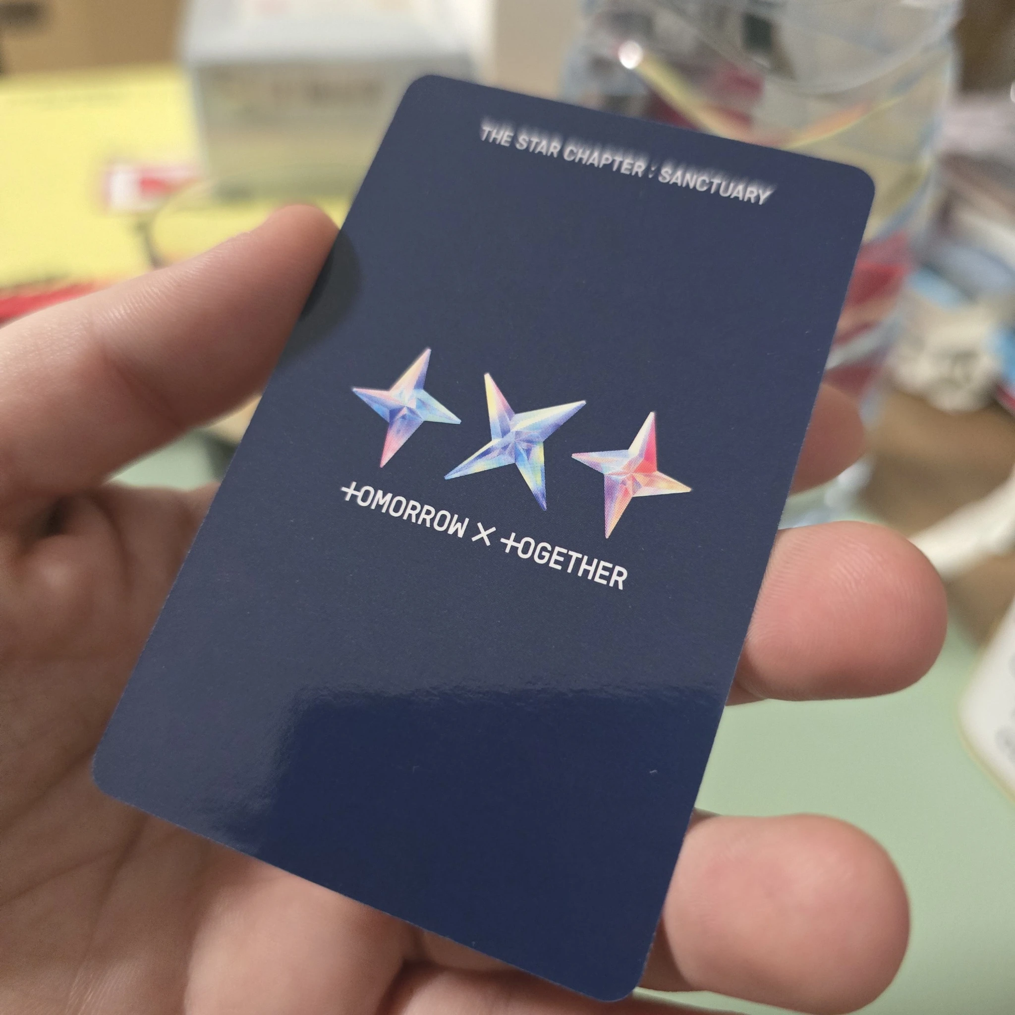 TOMORROW X TOGETHER Soobin TOMORROW X TOGETHER - Soobin - The Star Chapter: Sanctuary Album pob (pre-order benefit) weverse japan shop (wvj) holographic (hologram) standard version listing photo 5