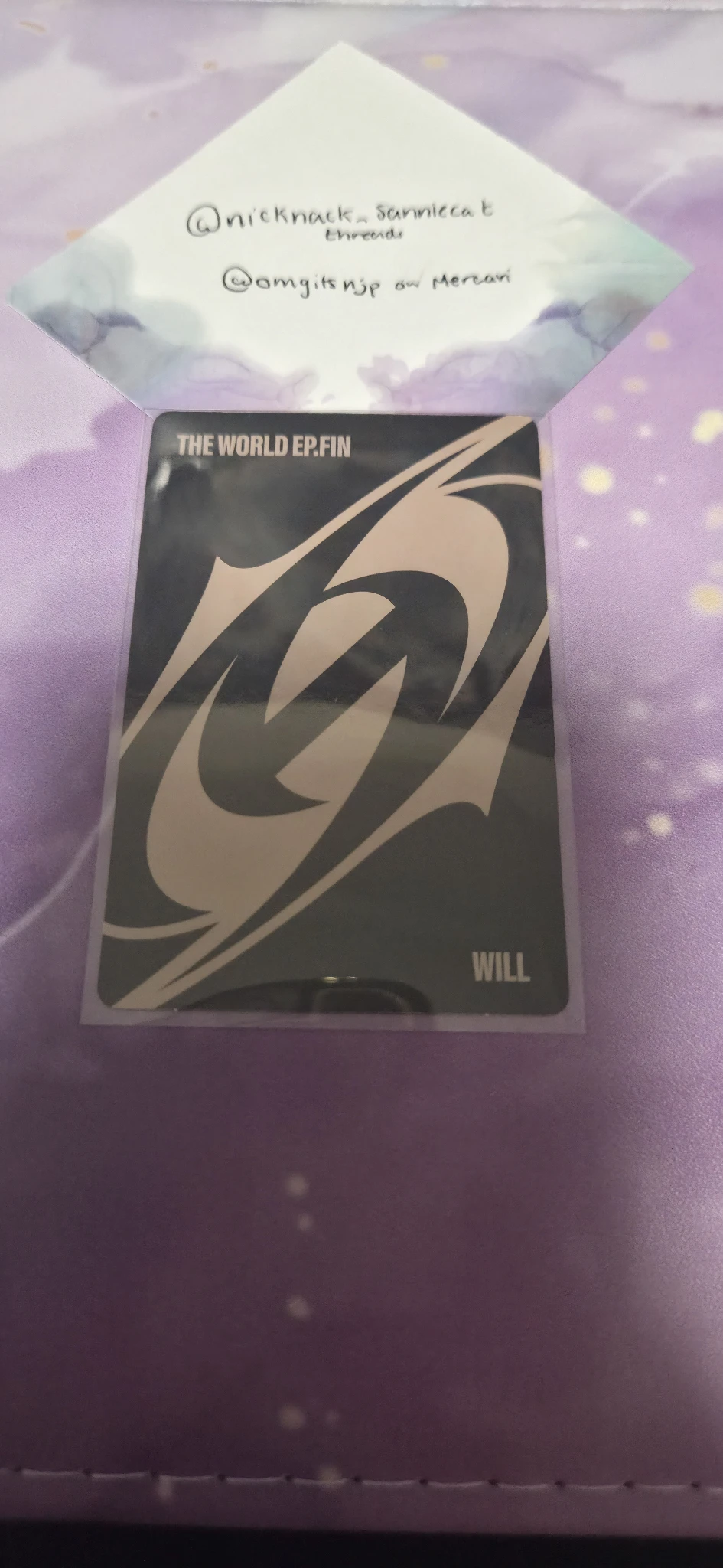 ATEEZ San ATEEZ - San - THE WORLD EP.FIN: WILL Album A version album photocard version 2 listing photo 5