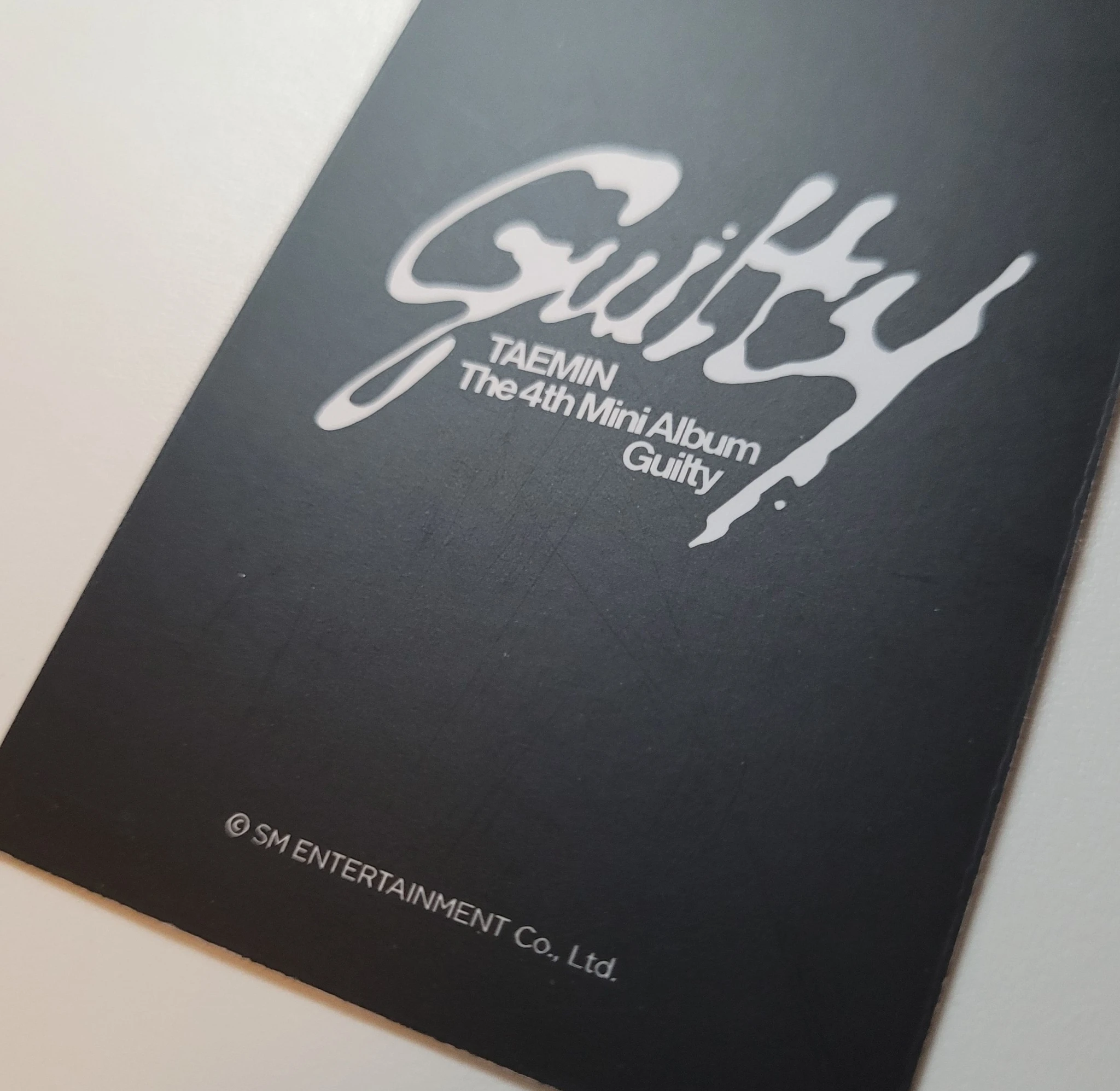 Taemin Taemin Taemin - Taemin - Guilty - The 4th Mini Album Album pre-order benefit album photocard Taemin listing photo 5