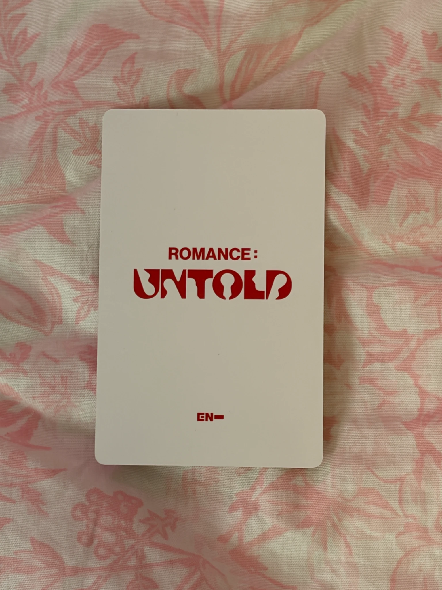 ENHYPEN Ni-ki ENHYPEN - Ni-ki - ROMANCE: UNTOLD Album engene ver. a ver. listing photo 5