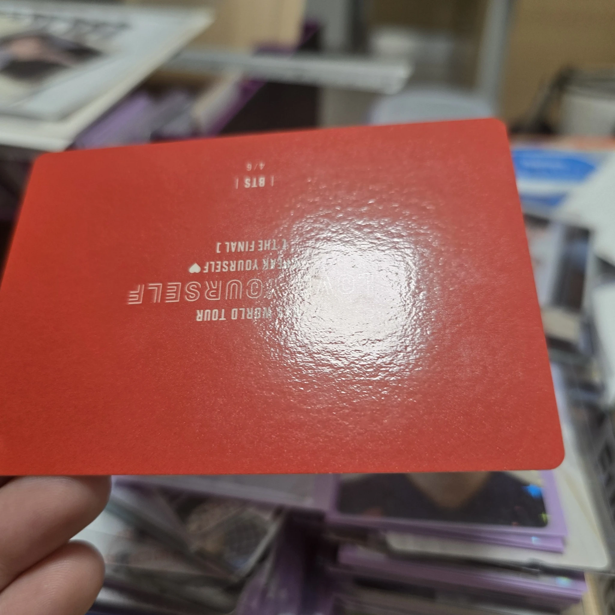 BTS BTS - RM & j-hope & Jungkook - LY: Speak Yourself Tour Event mini photocard the final listing photo 6