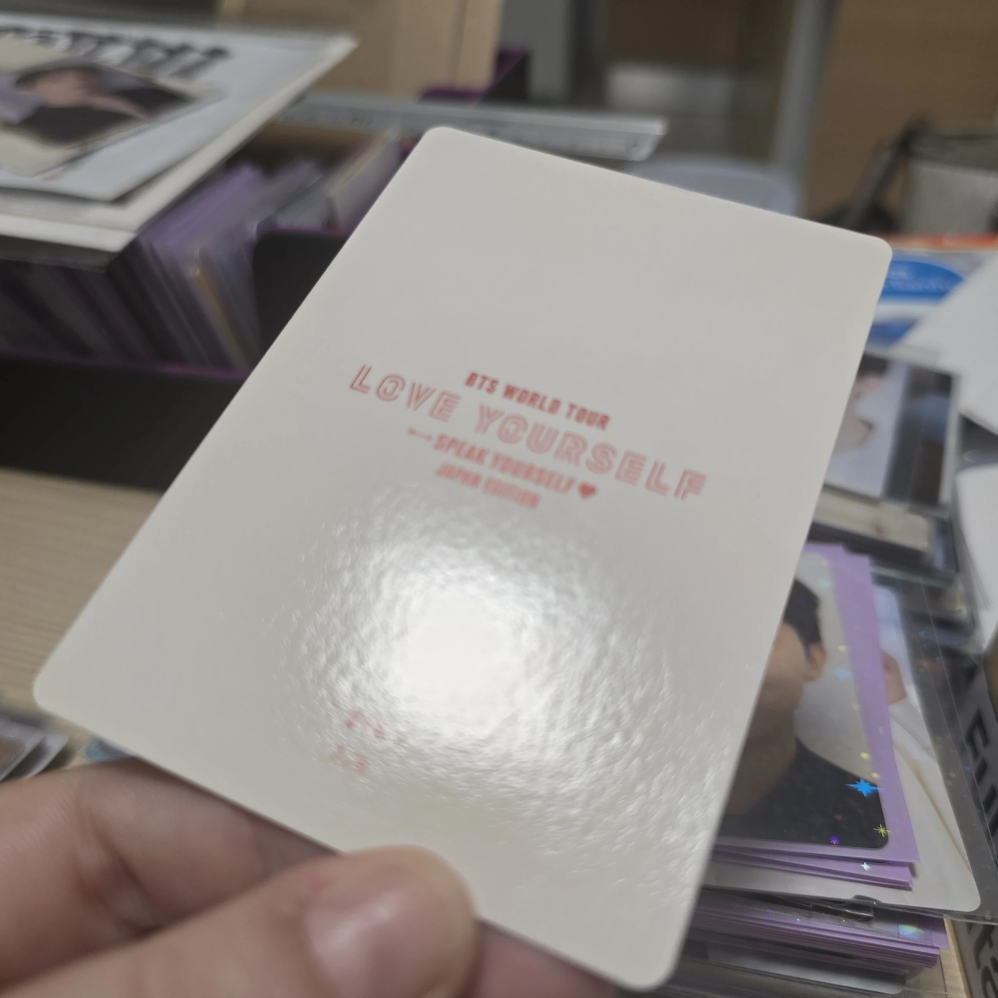 BTS BTS - Jin & Jimin - LY: Speak Yourself Tour Event mini photocard japan listing photo 6