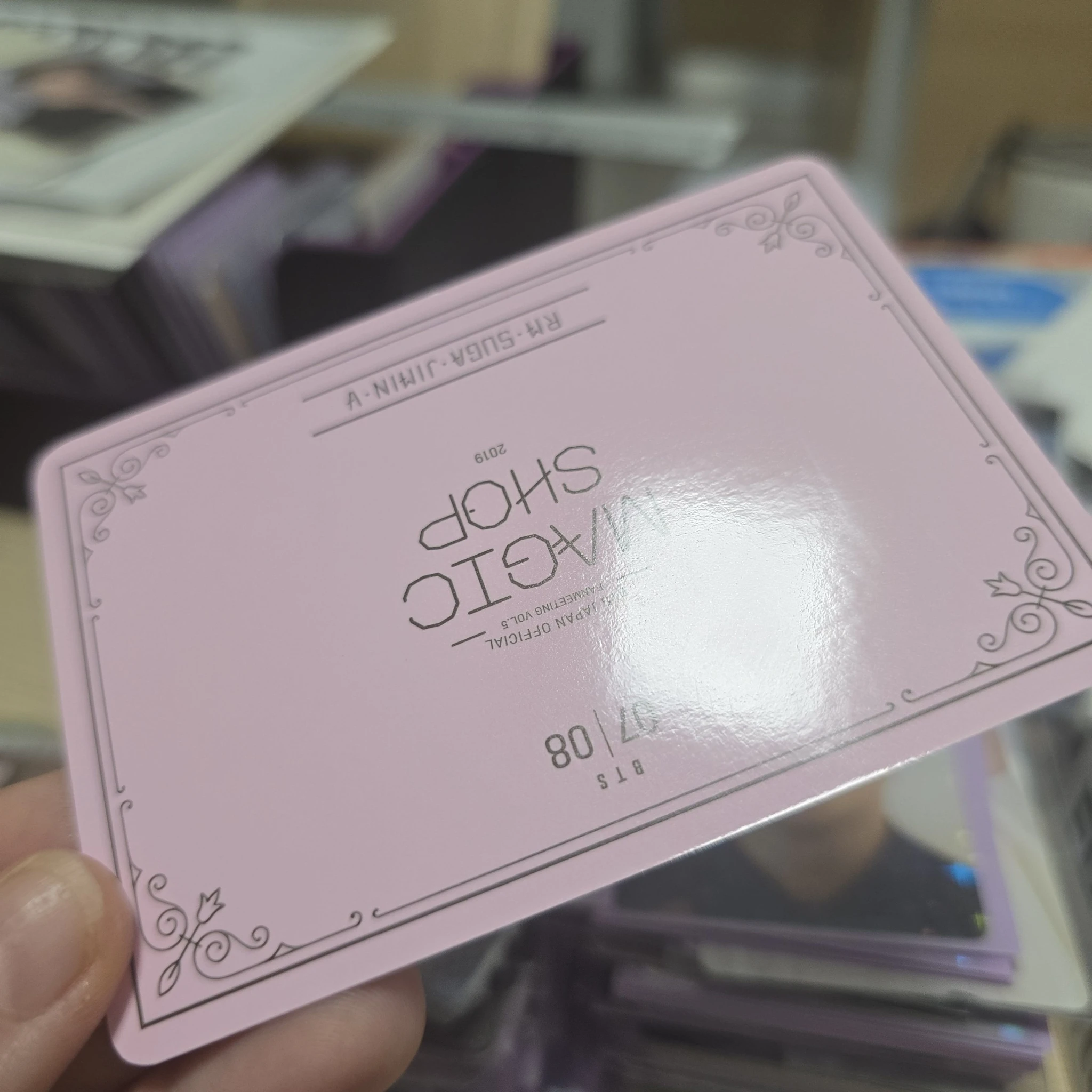 BTS BTS - RM & SUGA & V - Japan Official Fanmeeting Vol.5 - Magic Shop Event mini photocard listing photo 6